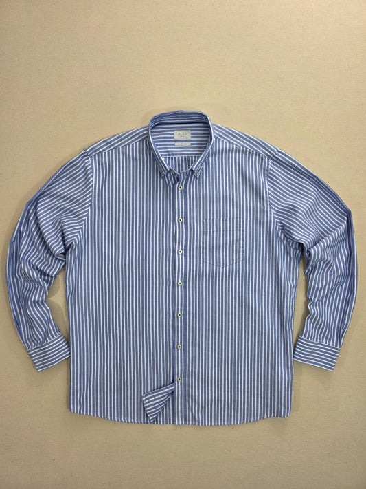 Koszula męska Alvo w paski button-down 100% bawełna roz. XXL – widok tyłu | vntg.studio™