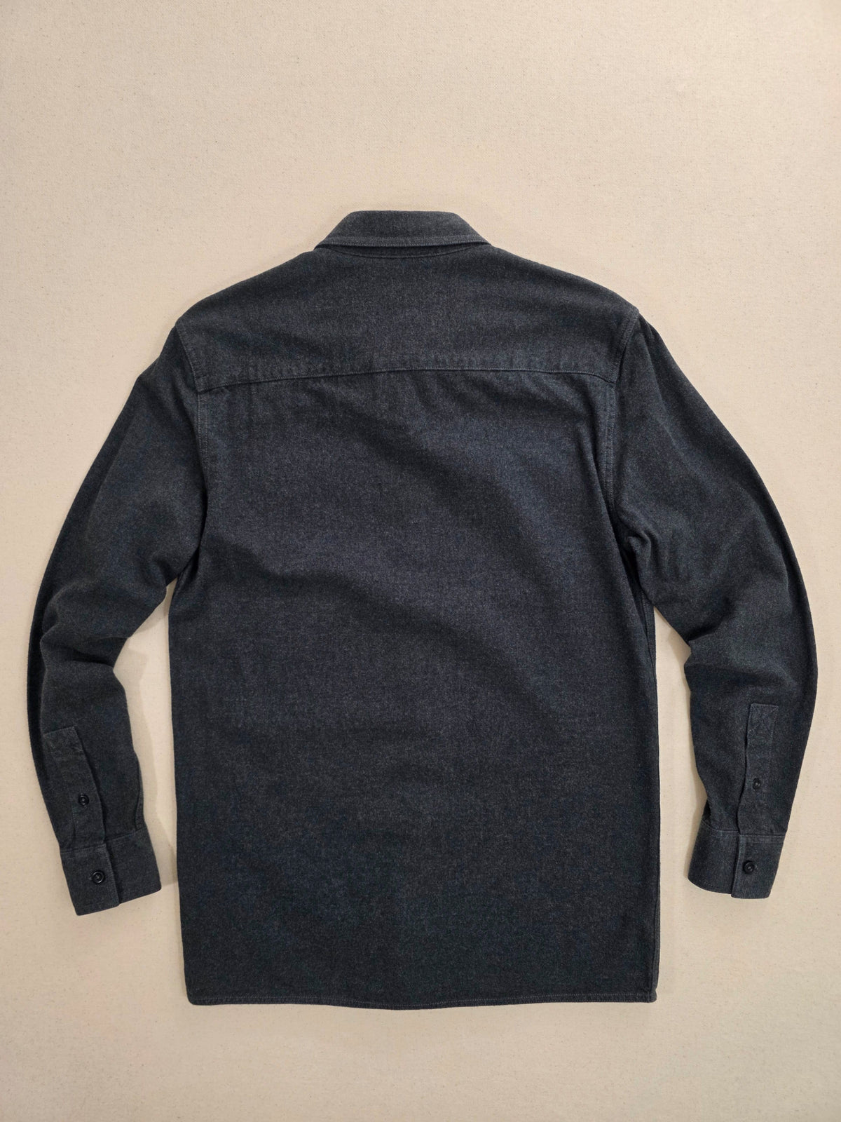 Koszula męska Lyle & Scott Flannel Shirt ciemnografitowa flanela roz. S