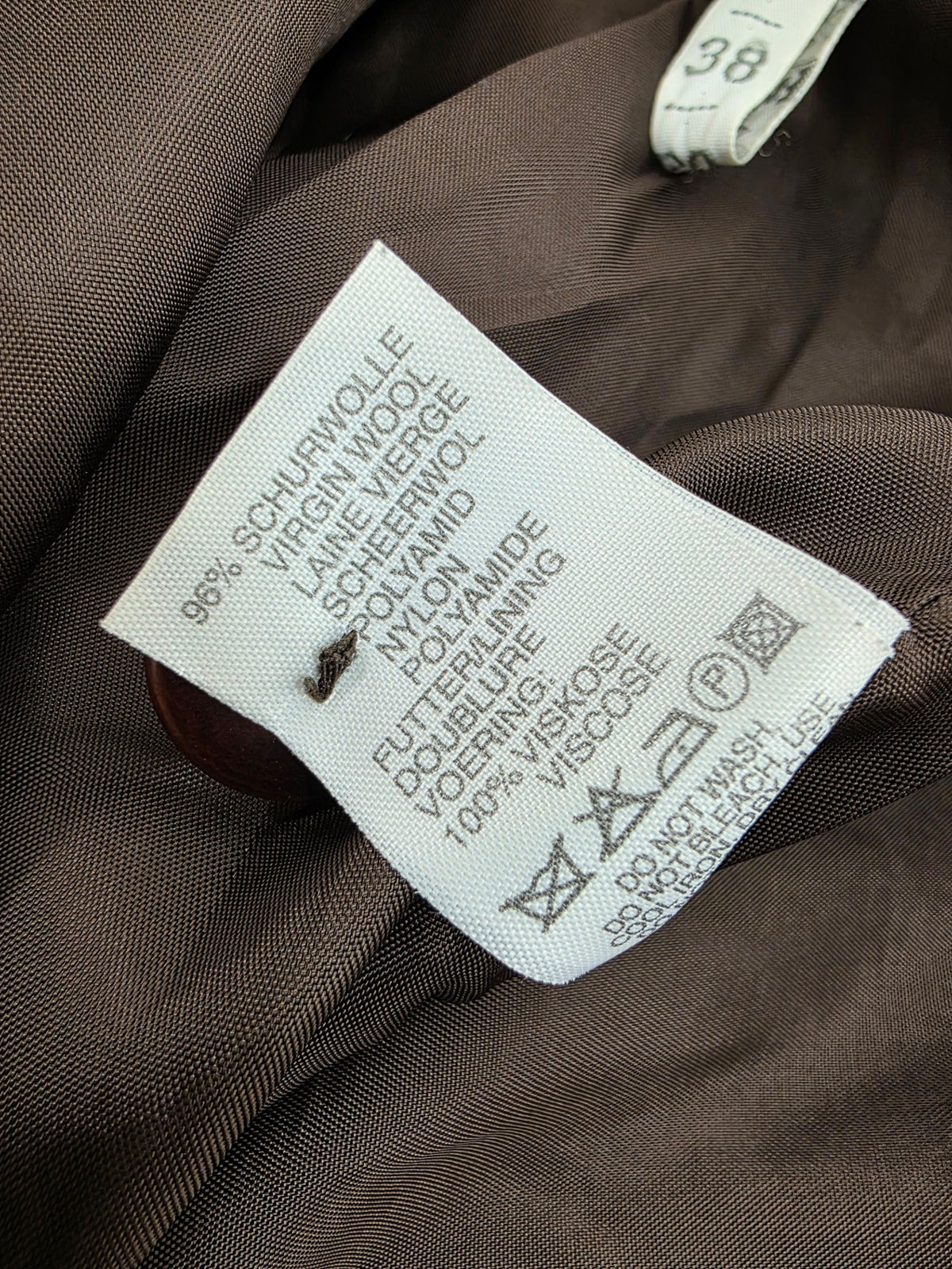 Spódnica wełniana Joseph Janard w pepitkę 96% virgin wool roz. 38 / M
