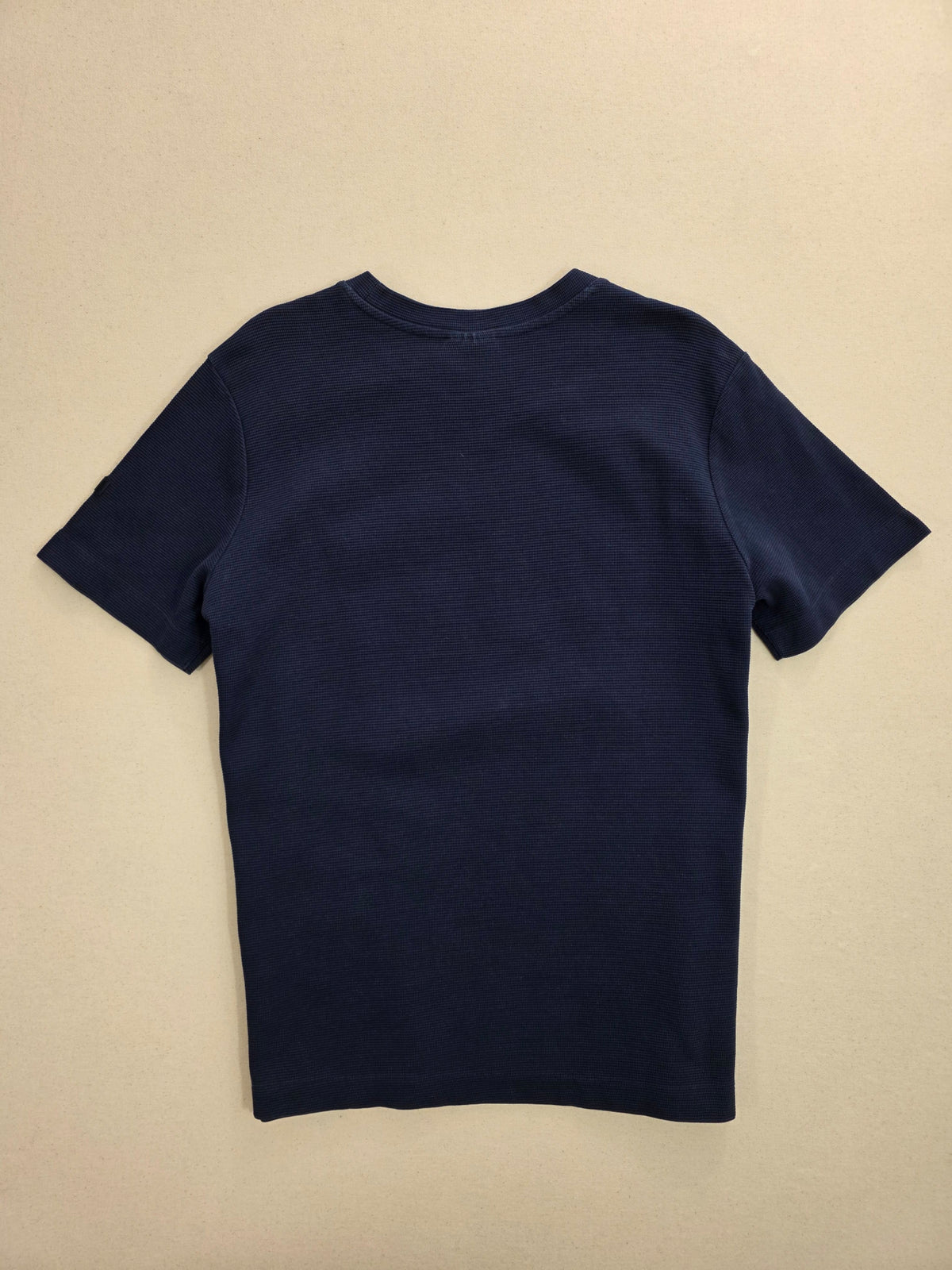 T-shirt męski Cavallaro Napoli Corato Tee strukturalny granatowy roz. XL – detal 7 | vntg.studio™