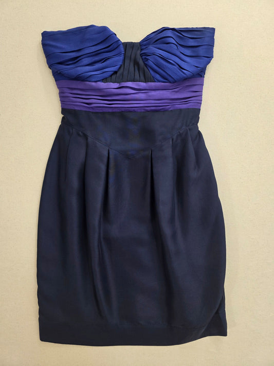 Sukienka jedwabna gorsetowa Spotlight by Warehouse koktajlowa 100% jedwab roz. S (36 / UK 8) – widok tyłu | vntg.studio™