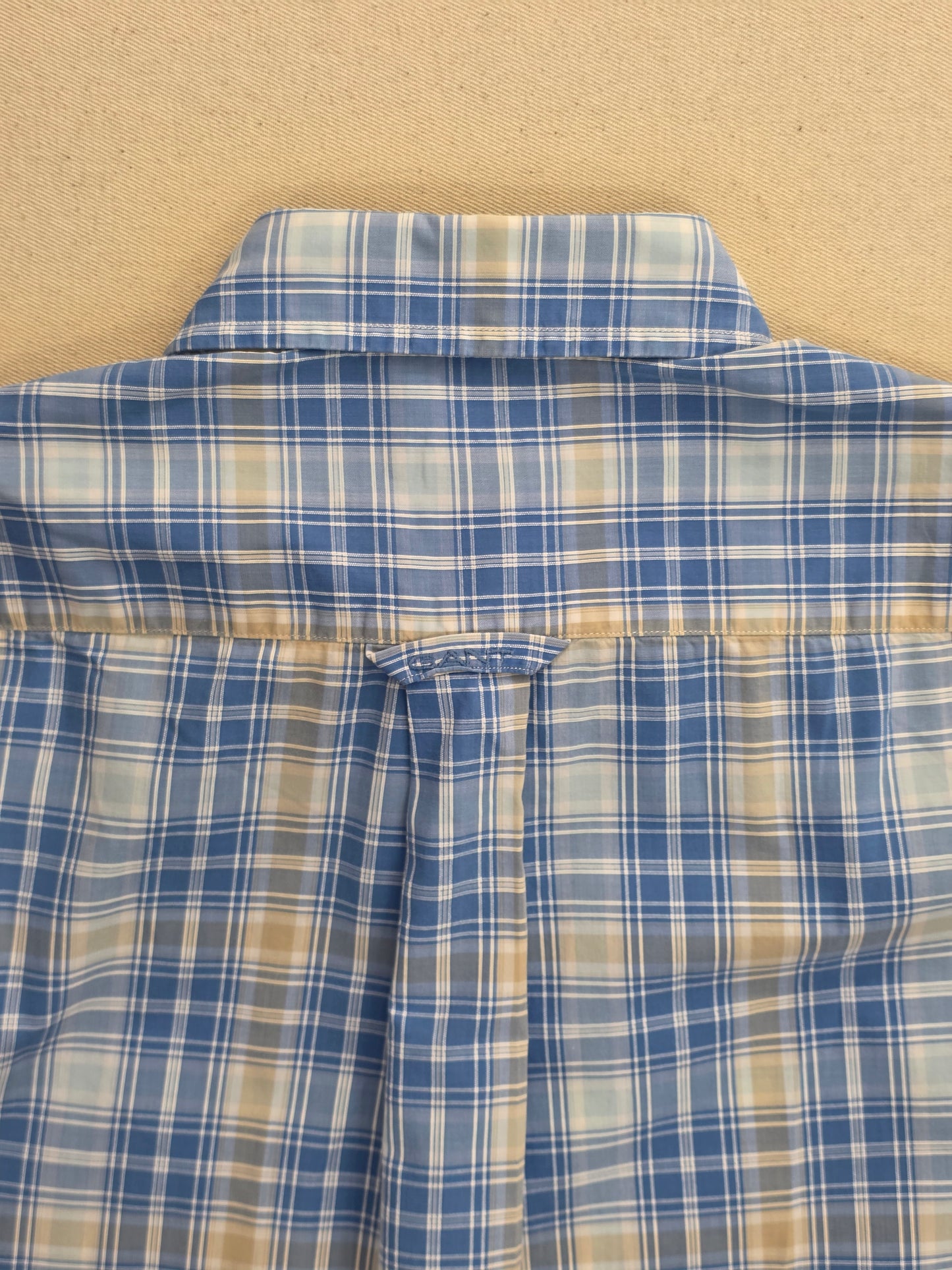 Gant Koszula Męska w Kratkę Palm Springs Poplin | Rozm. L (Regular Fit)