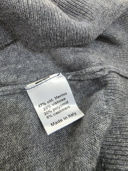 Paolo Serpico Sweter Męski w Serek | Merino & Kaszmir | Rozm. XXL – detal 3 | vntg.studio™