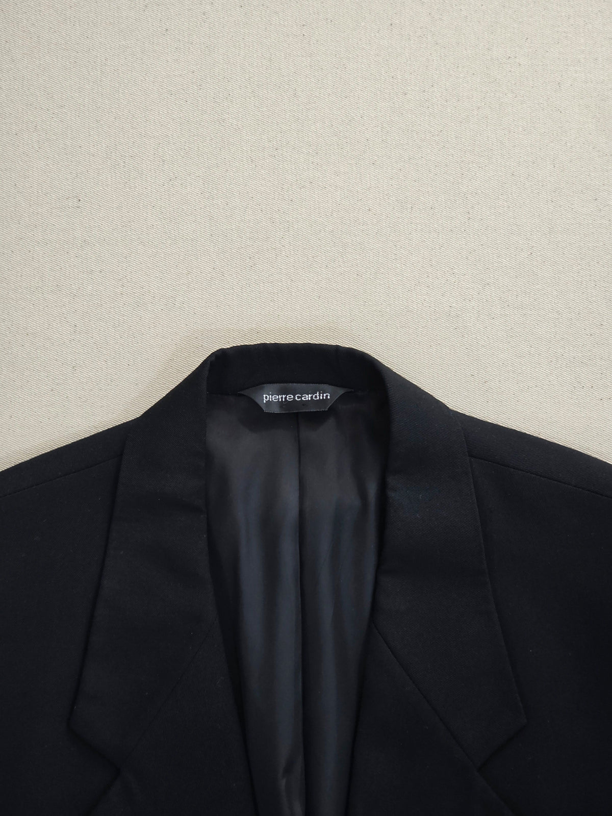 Blazer Pierre Cardin vintage wełniany czarny roz. L / XL (57)