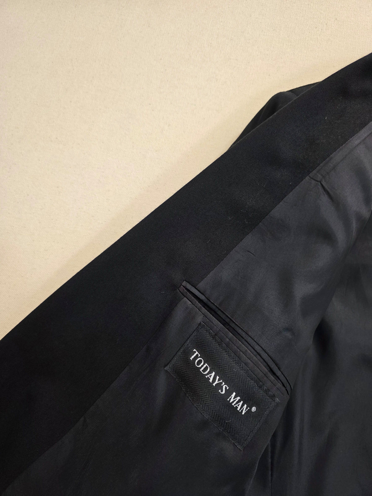 Blazer Pierre Cardin vintage wełniany czarny roz. L / XL (57)