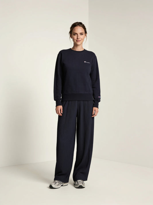 Bluza damska Champion Reverse Weave granatowa z logo roz. XL