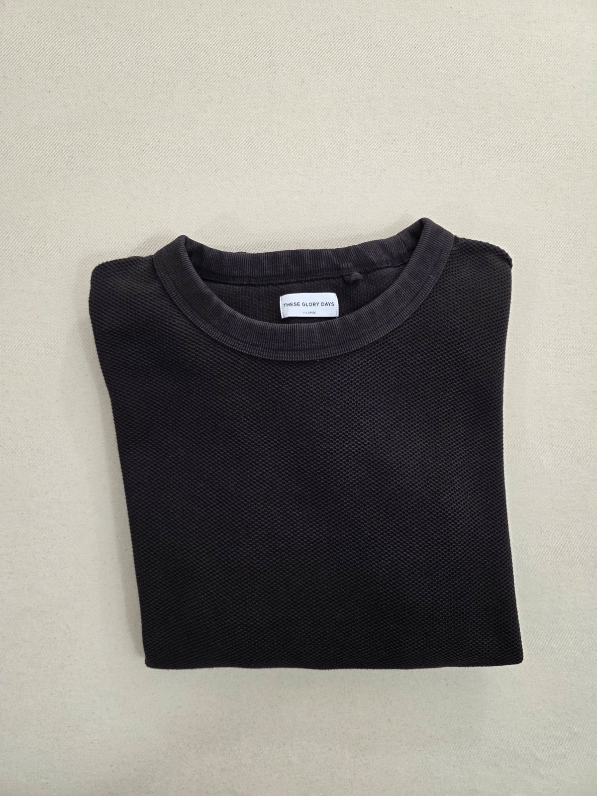 Bluza męska These Glory Days ciemnobrązowa strukturalna T Nisus Crewneck roz. XL