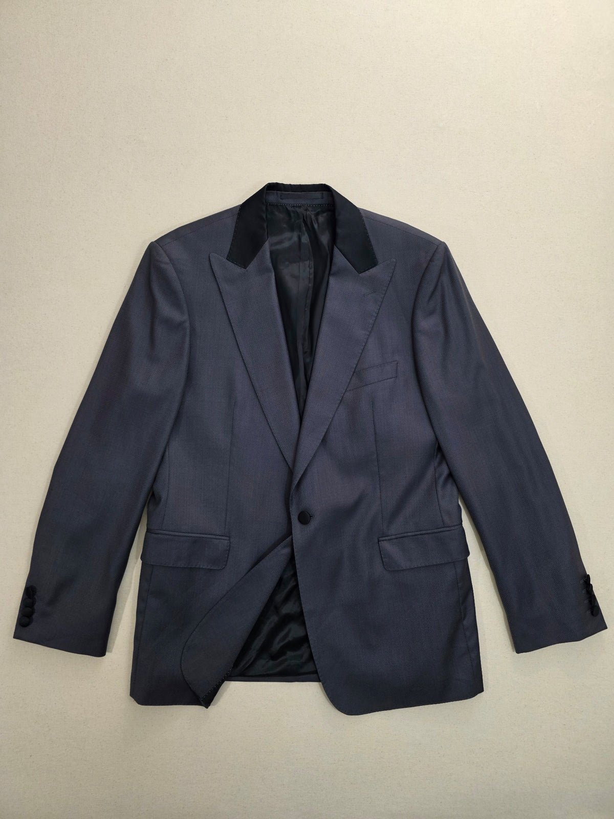 Elegancka marynarka smokingowa Sand Copenhagen Estrato Super 110's 100% wełna vintage 54 / L / XL