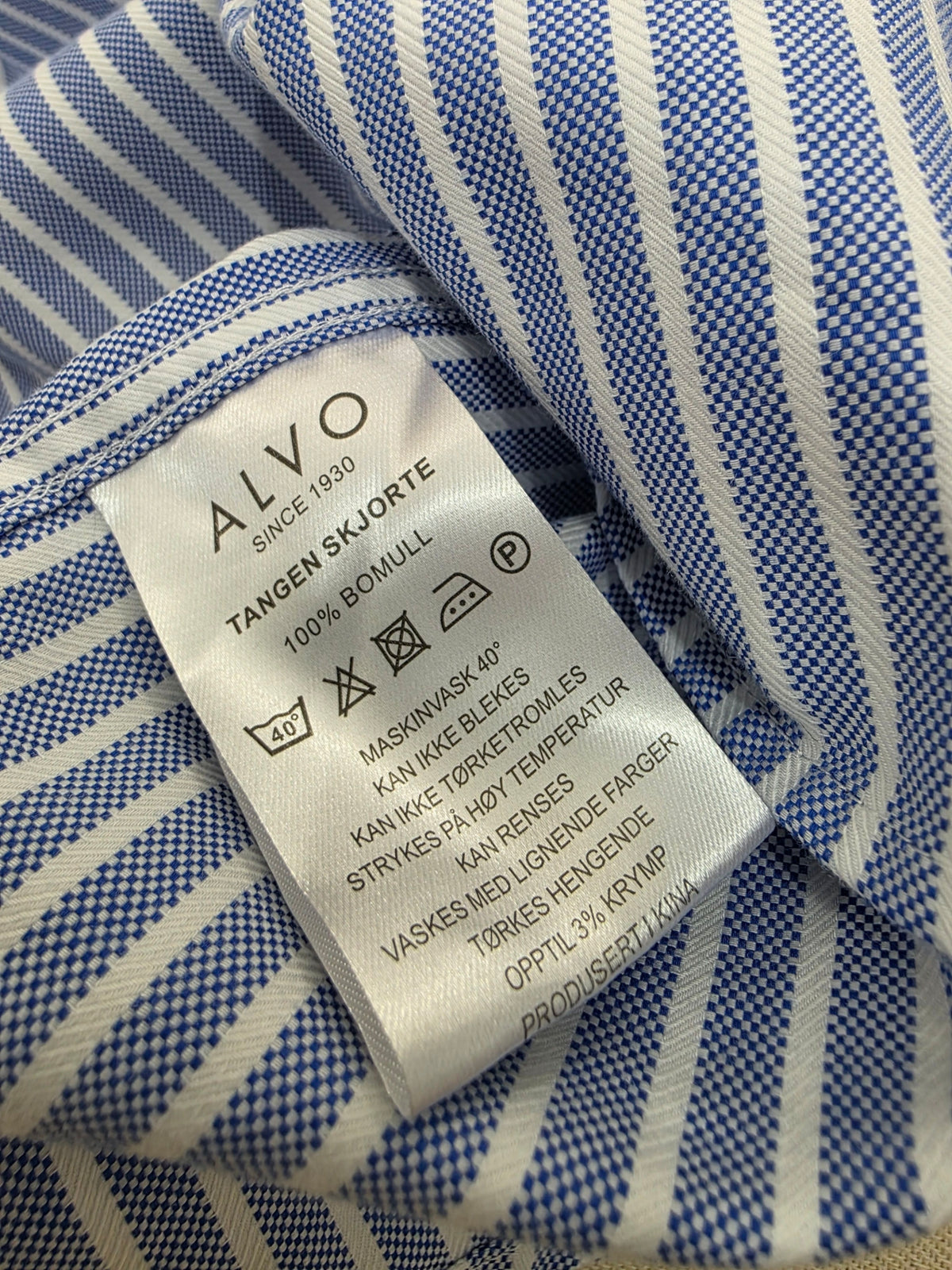 Koszula męska Alvo w paski button-down 100% bawełna roz. XXL