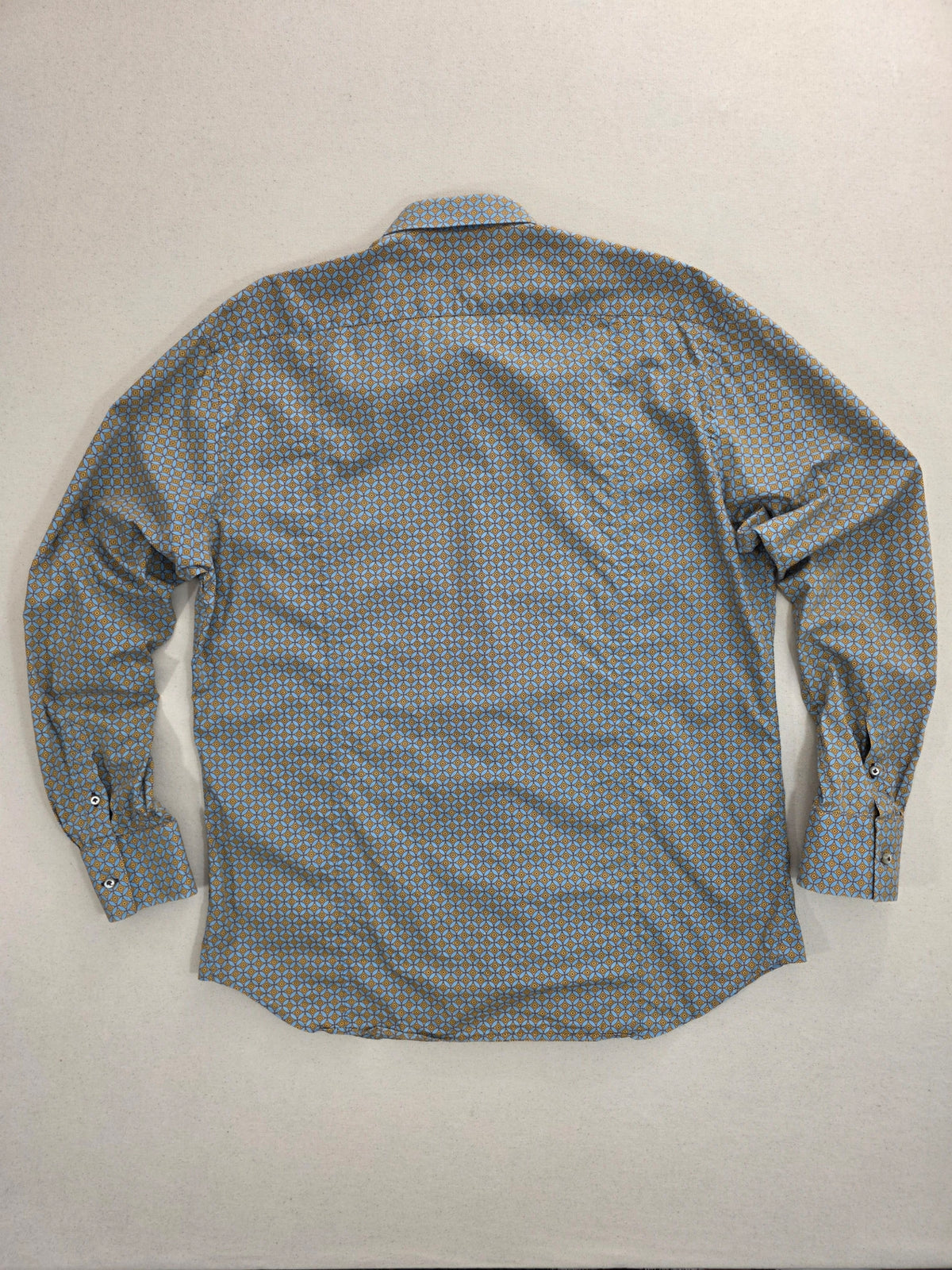 Koszula męska Coton Doux w geometryczny wzór 100% bawełna roz. XL / XXL (44-45)