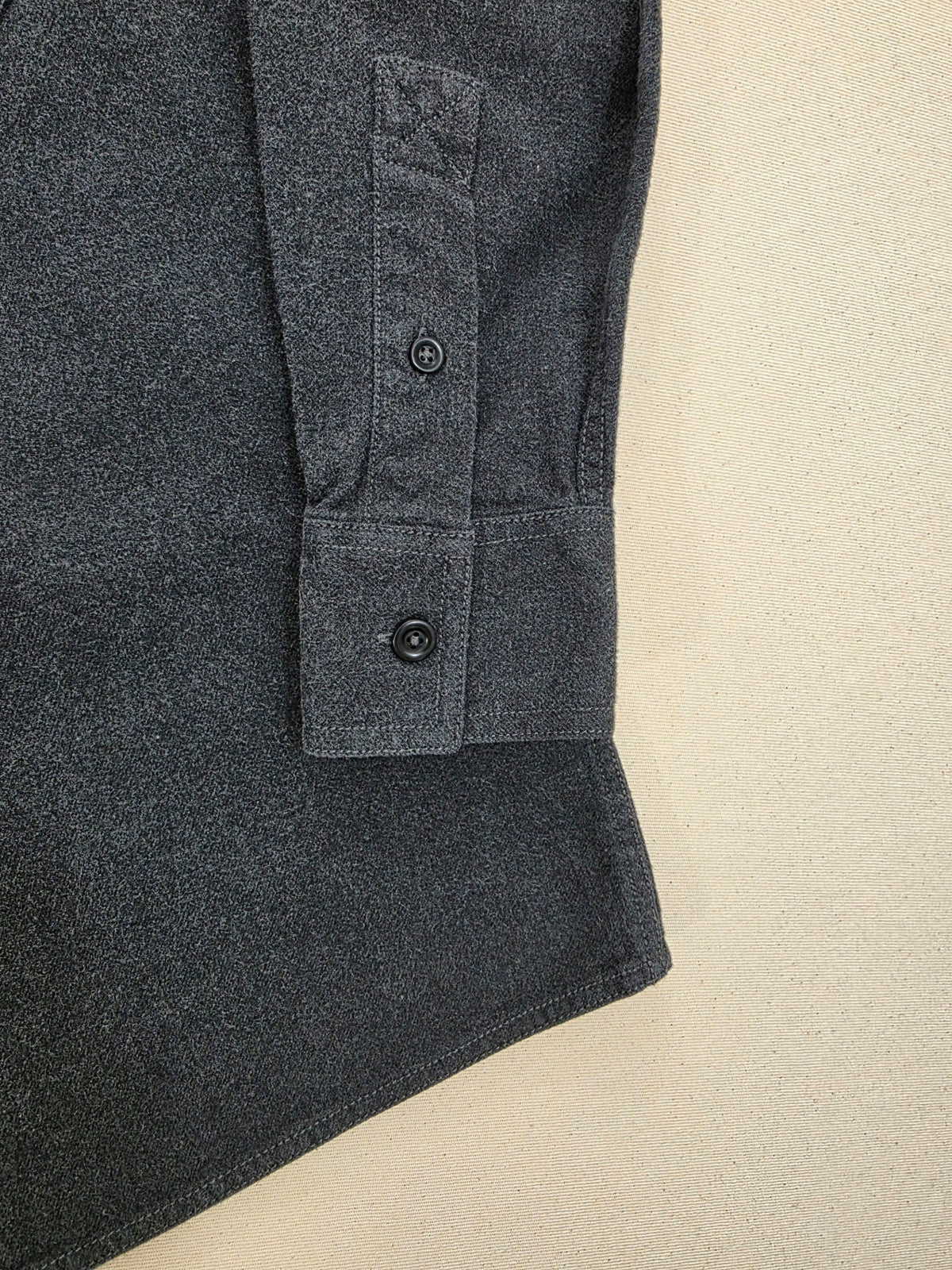 Koszula męska Lyle & Scott Flannel Shirt ciemnografitowa flanela roz. S