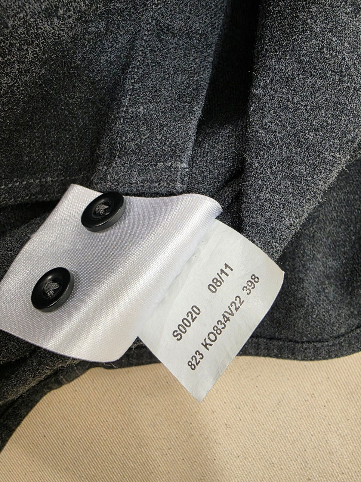 Koszula męska Lyle & Scott Flannel Shirt ciemnografitowa flanela roz. S