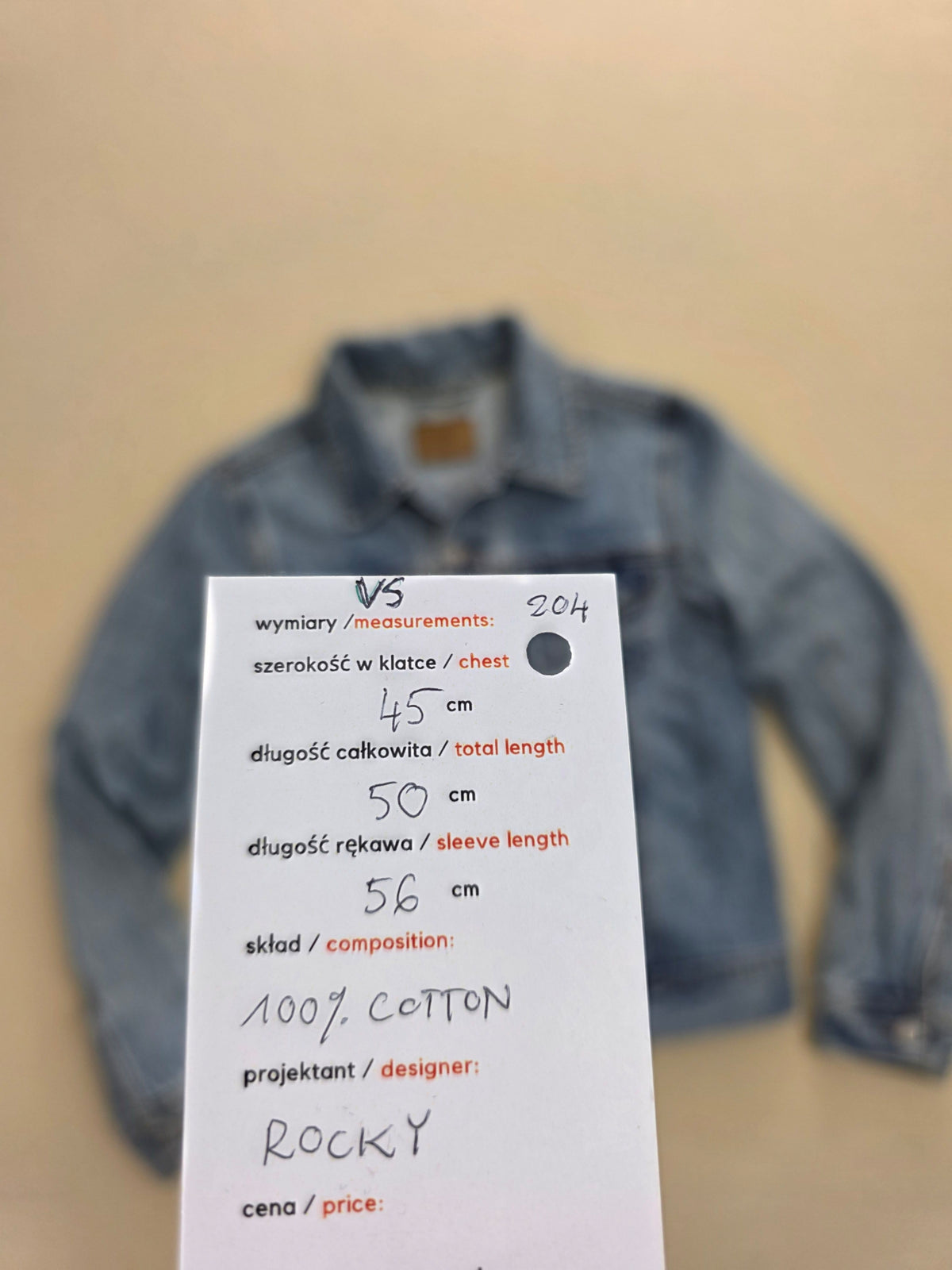 Kurtka jeansowa Rocky Vintage Trucker Jacket jasnoniebieska roz. M