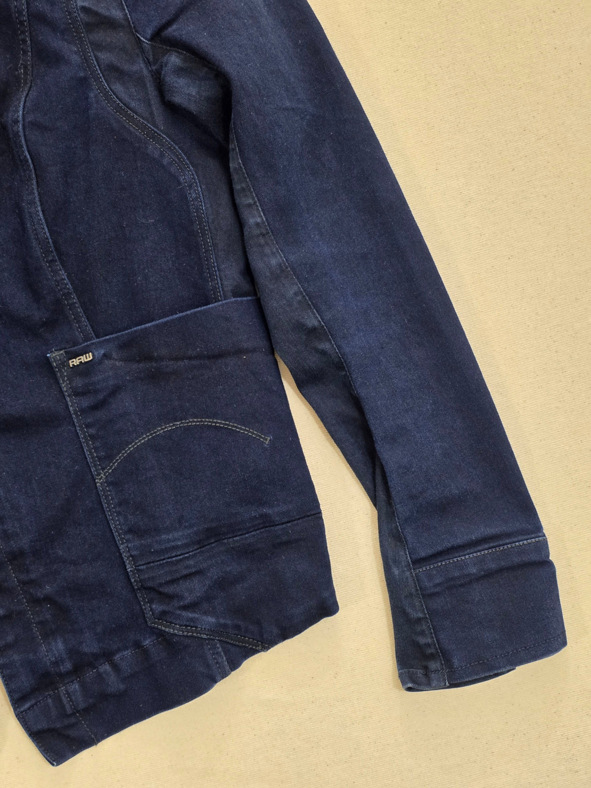 Kurtka jeansowa damska G-Star Raw Midge Sculpted Blazer granatowa roz. M