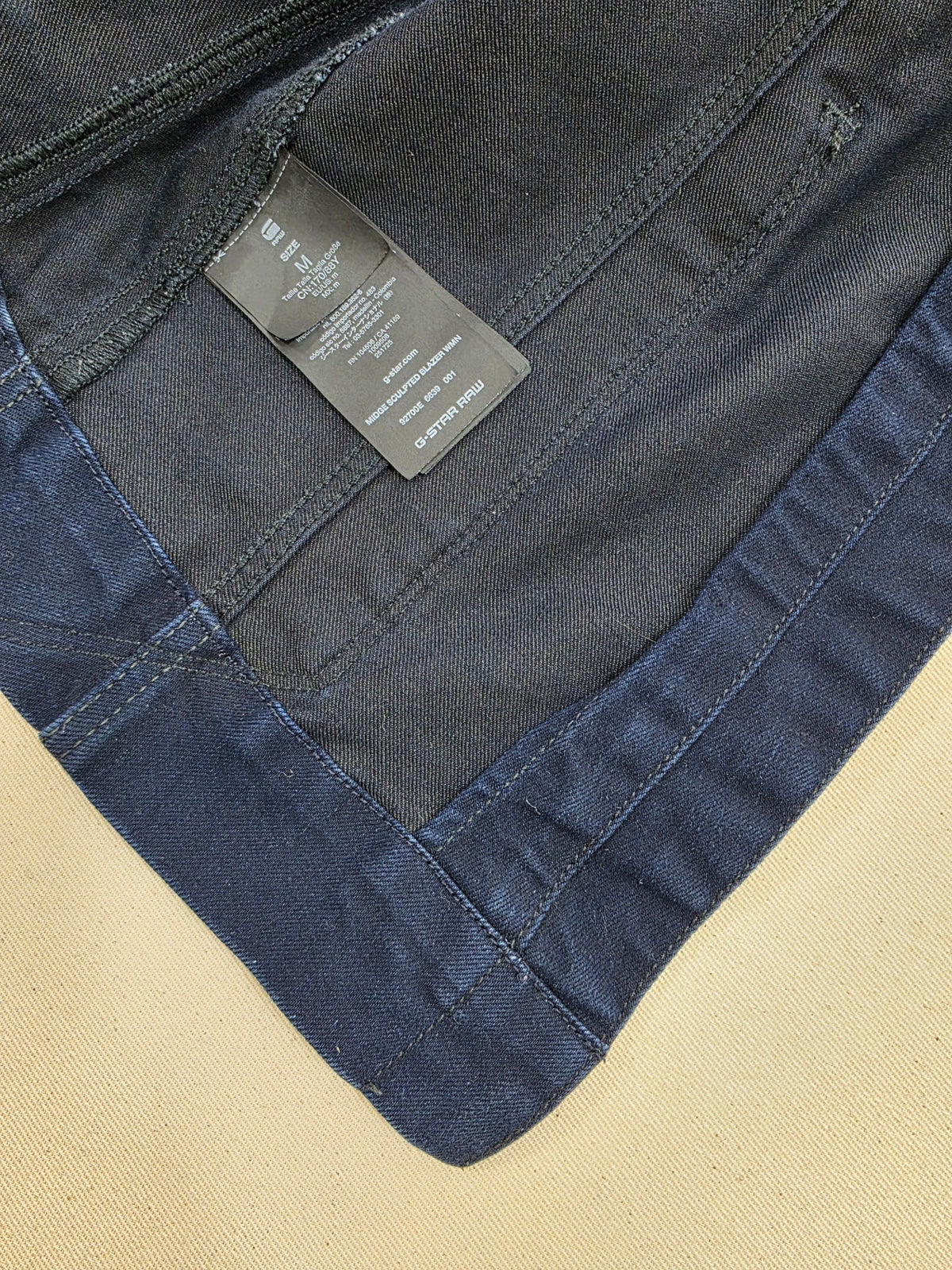 Kurtka jeansowa damska G-Star Raw Midge Sculpted Blazer granatowa roz. M