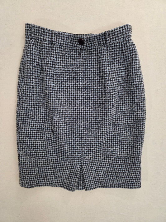 Spódnica wełniana Joseph Janard w pepitkę 96% virgin wool roz. 38 / M – detal 3 | vntg.studio™