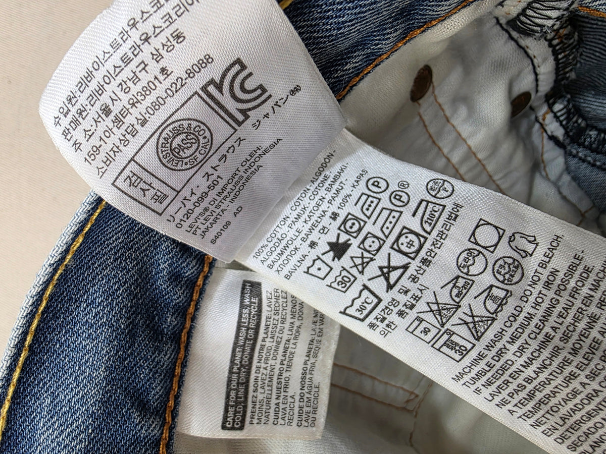 Spodnie jeansowe Levi's mod 751 proste niebieskie roz. W40 L32