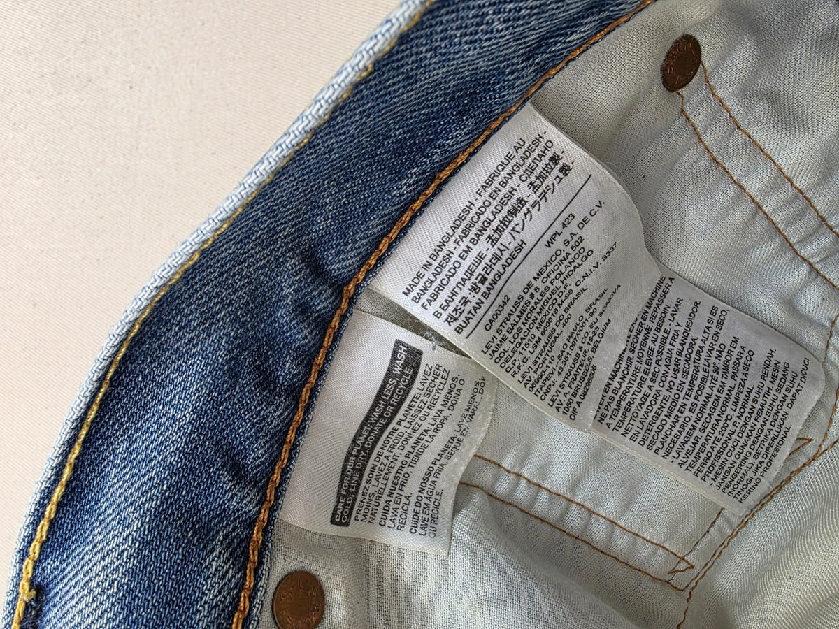 Spodnie jeansowe Levi's mod 751 proste niebieskie roz. W40 L32