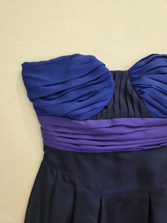 Sukienka jedwabna gorsetowa Spotlight by Warehouse koktajlowa 100% jedwab roz. S (36 / UK 8) – detal 1 | vntg.studio™