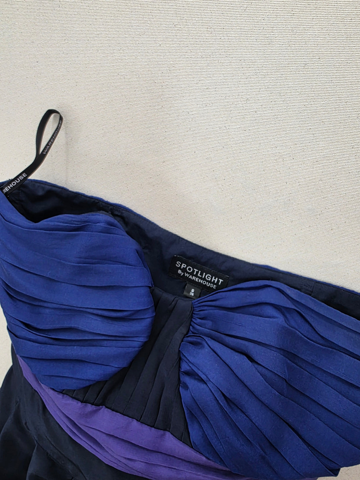 Sukienka jedwabna gorsetowa Spotlight by Warehouse koktajlowa 100% jedwab roz. S (36 / UK 8)