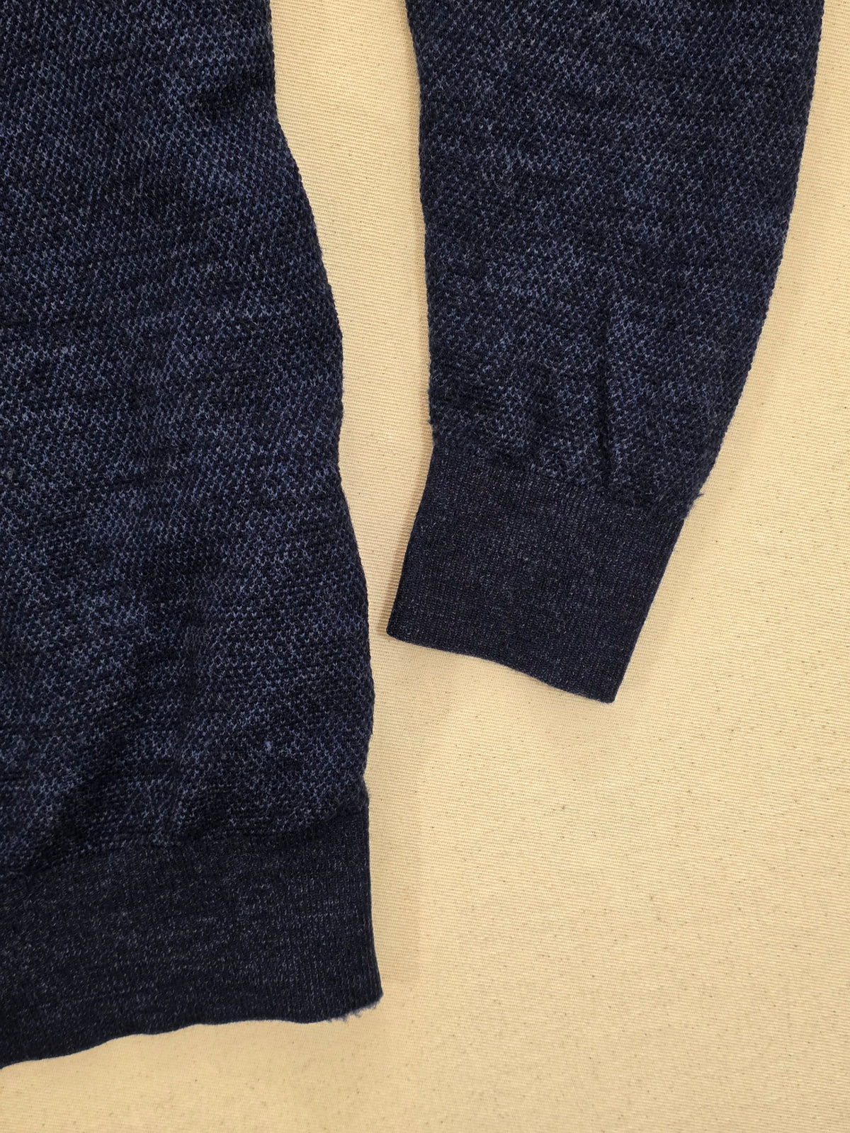 Sweter męski Mario Conti Chandler Merino Genser granatowy wełna merino roz. L
