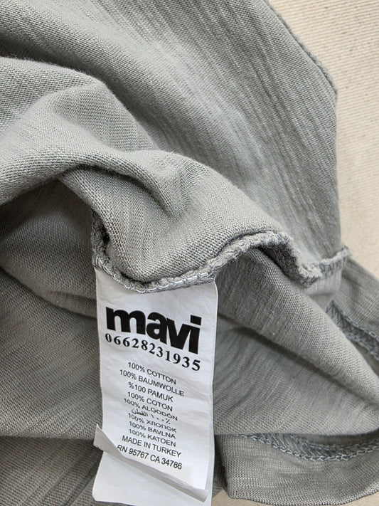 T-shirt męski Mavi szary z nadrukiem Istanbul roz. L