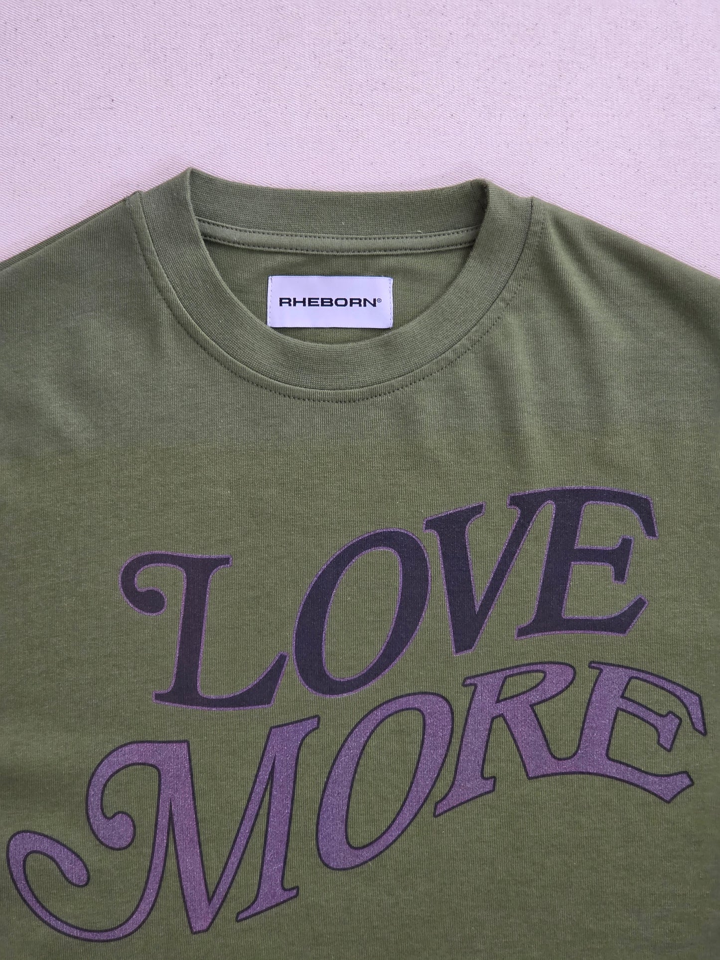 Rheborn T-shirt Green with Print | Made in Portugal | Size S