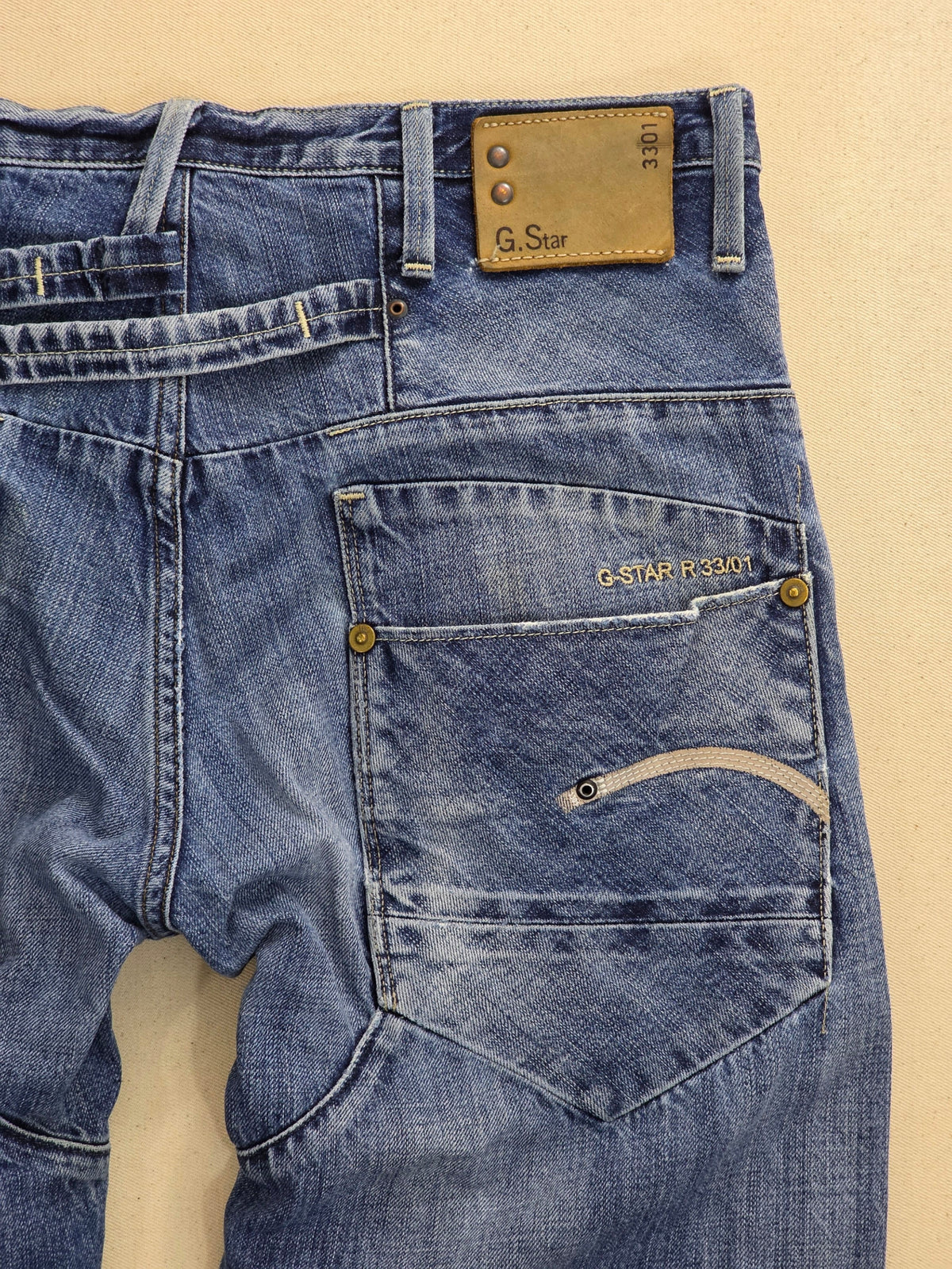 Spodnie Jeansowe G-Star RAW Blade Loose Niebieskie Rozmiar W30 L34