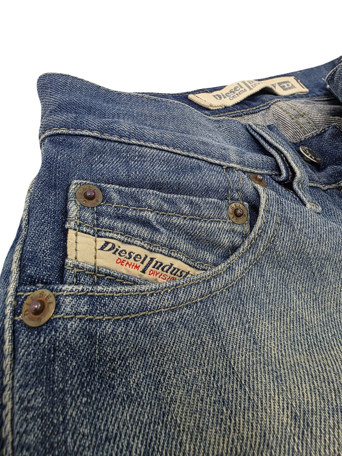 Damskie Jeansy Diesel Fanker Bootcut Vintage Y2K W26 L32