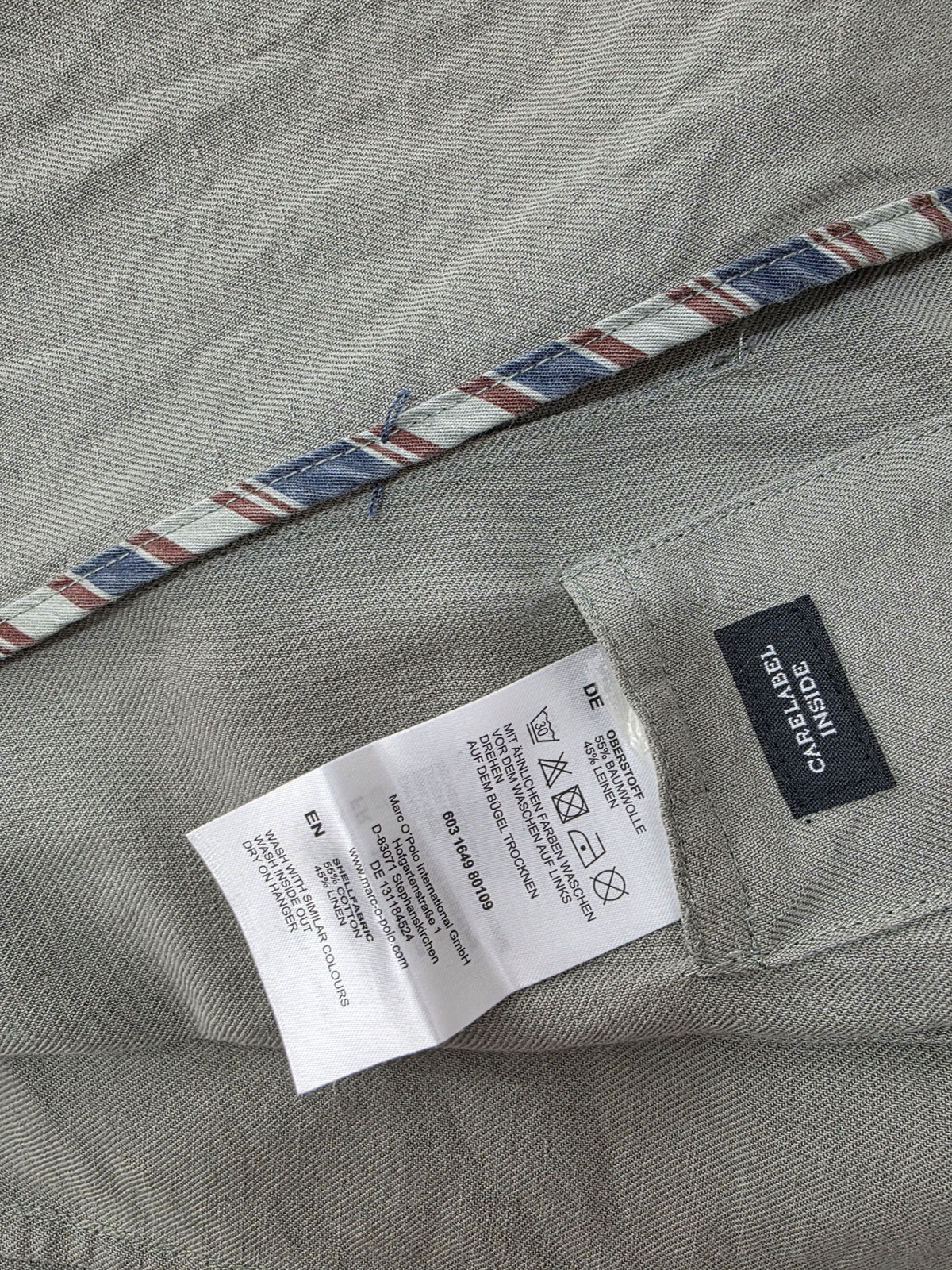 Damska Marynarka Marc O'Polo Garment Dyed Lniana Rozmiar 36 S