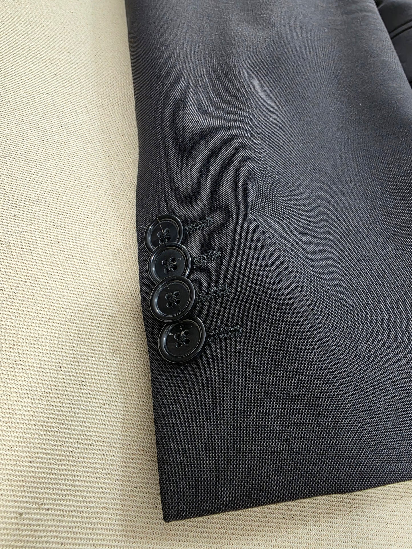 Sand Copenhagen klasyczna marynarka Vitale Barberis Canonico 84% wełna 16% moher rozm.54