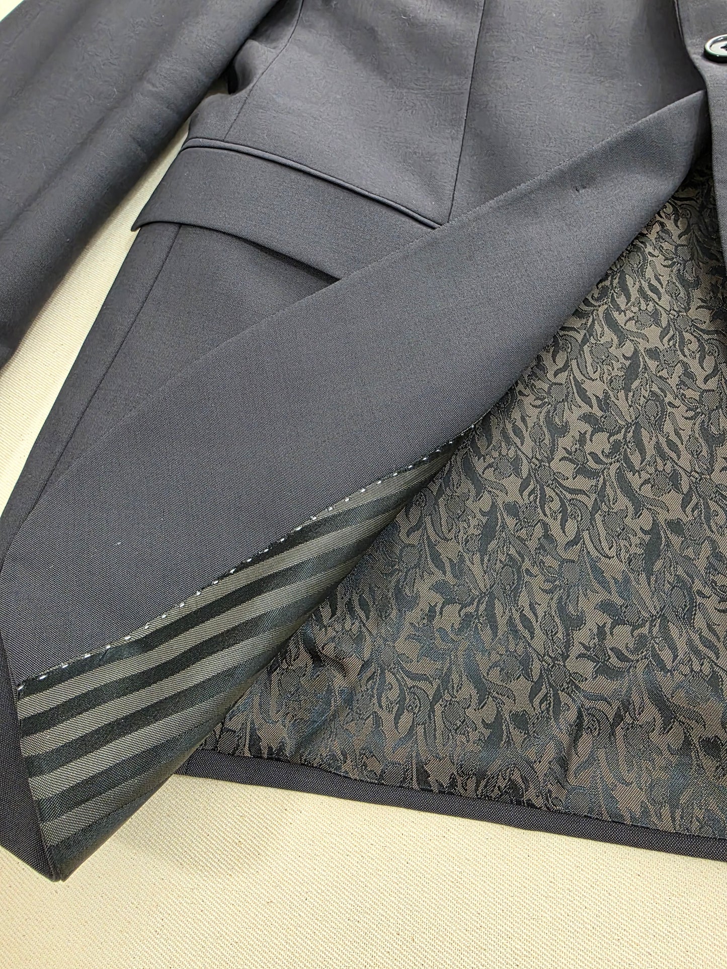Sand Copenhagen klasyczna marynarka Vitale Barberis Canonico 84% wełna 16% moher rozm.54