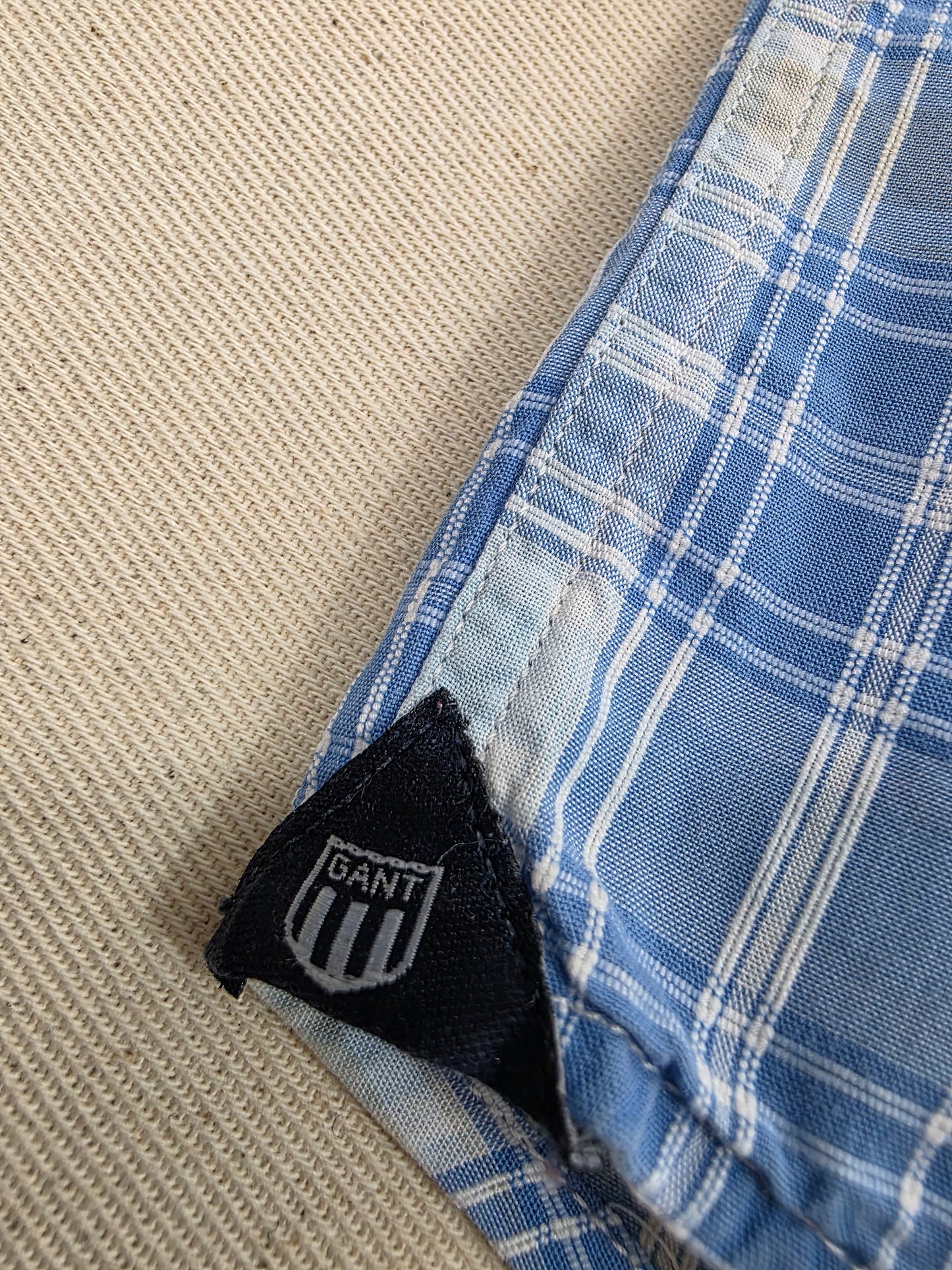 Gant Koszula Męska w Kratkę Palm Springs Poplin | Rozm. L (Regular Fit)