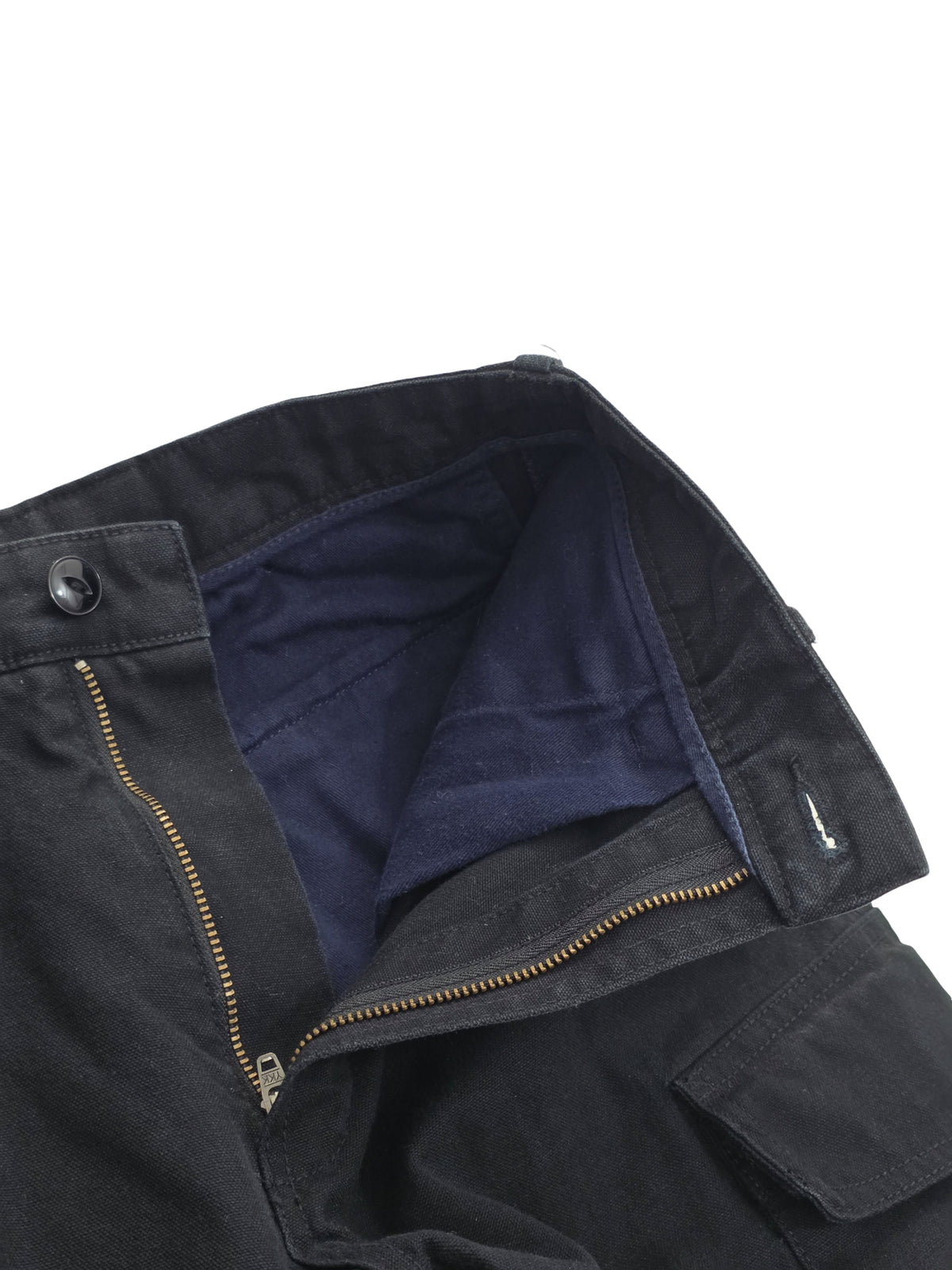 Damskie Spodnie Cargo Jogger Lacoste L!VE Czarne Bawełna Rozmiar W28 (36)