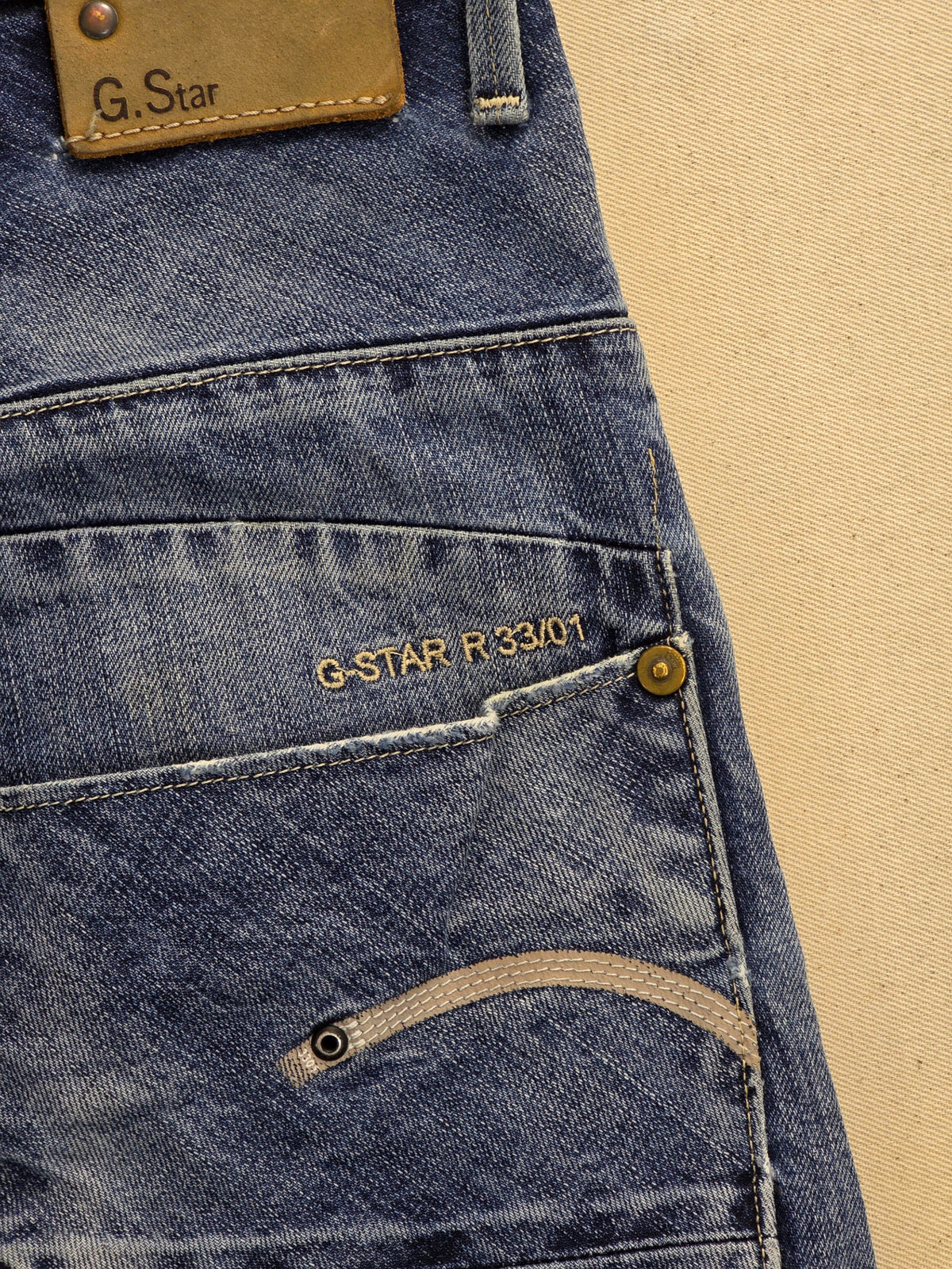 Spodnie Jeansowe G-Star RAW Blade Loose Niebieskie Rozmiar W30 L34