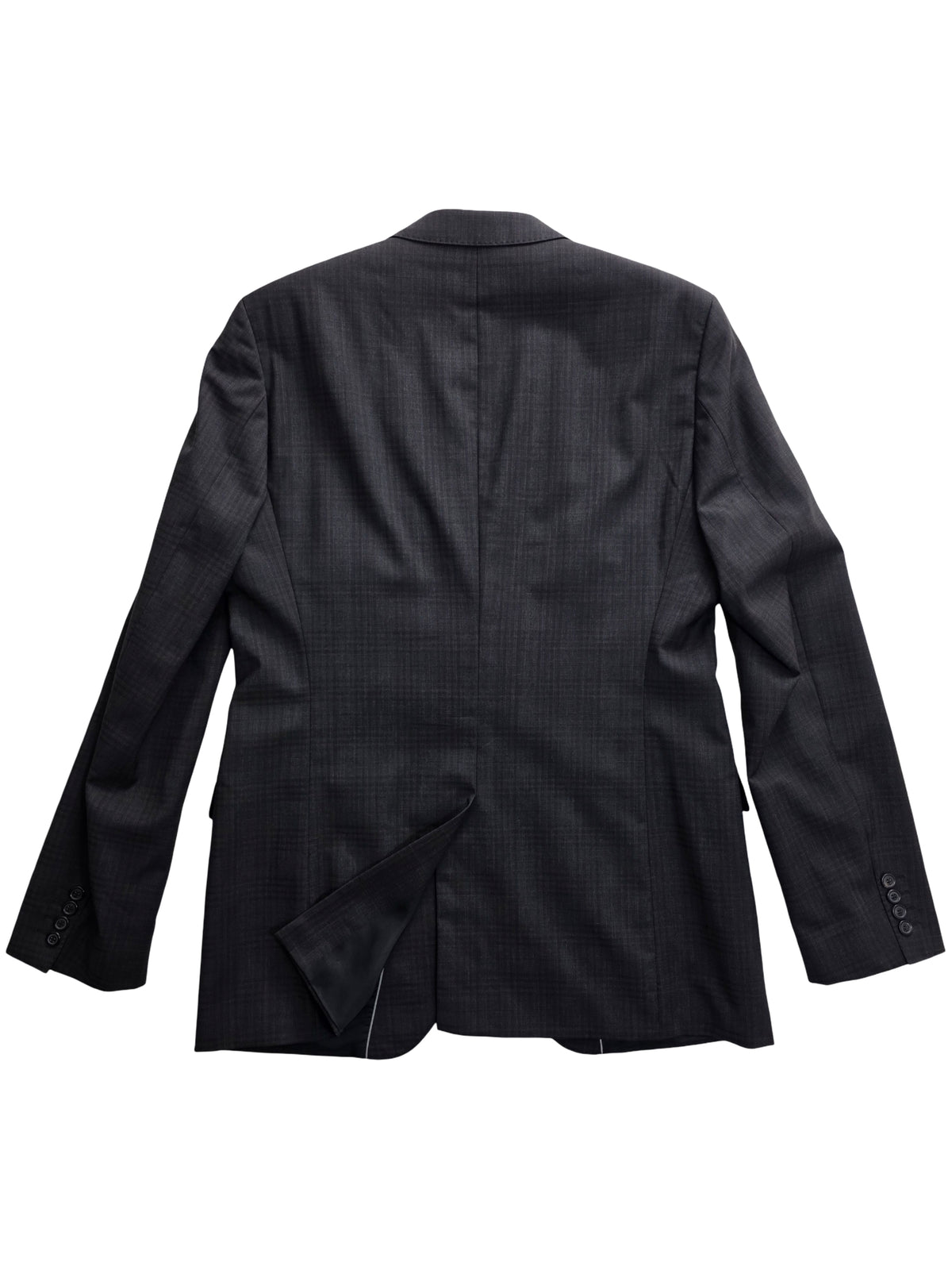 Marynarka Hugo Boss Super 100 Virgin Wool Wełna Kratka Rozmiar 102 / 42 Long