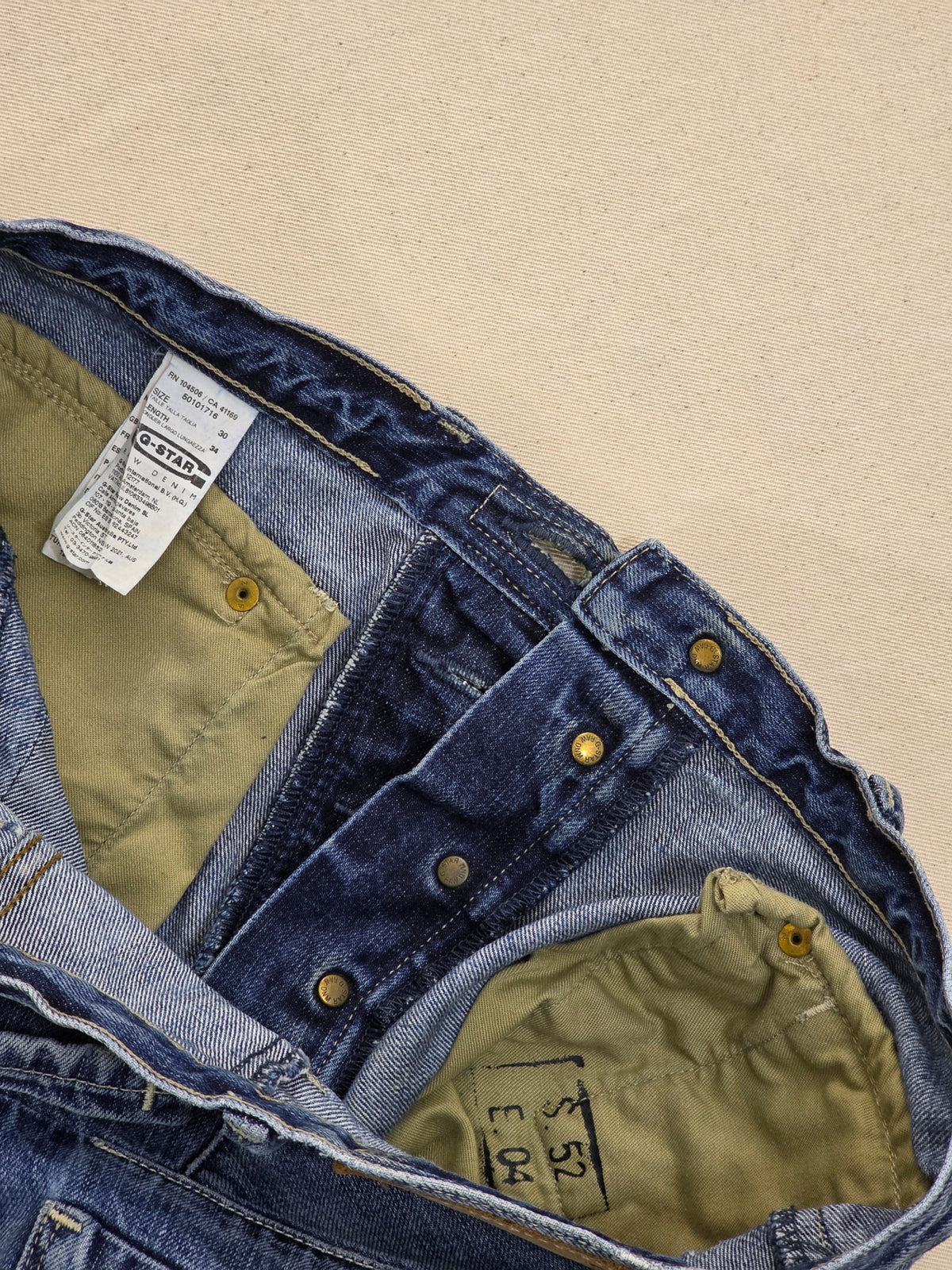 Spodnie Jeansowe G-Star RAW Blade Loose Niebieskie Rozmiar W30 L34