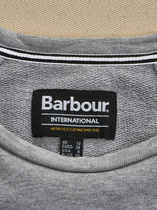Barbour International bluza damska szara z logo rozm. M / UK 12 – detal 1 | vntg.studio™