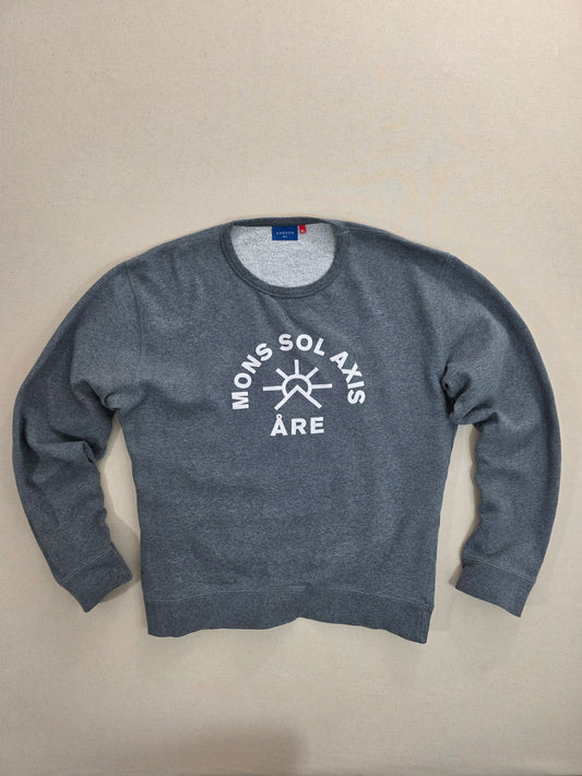 Hanson Åre Szara Bluza Męska Crewneck 100% Bawełna Made in Portugal Rozmiar XL – widok frontu | vntg.studio™