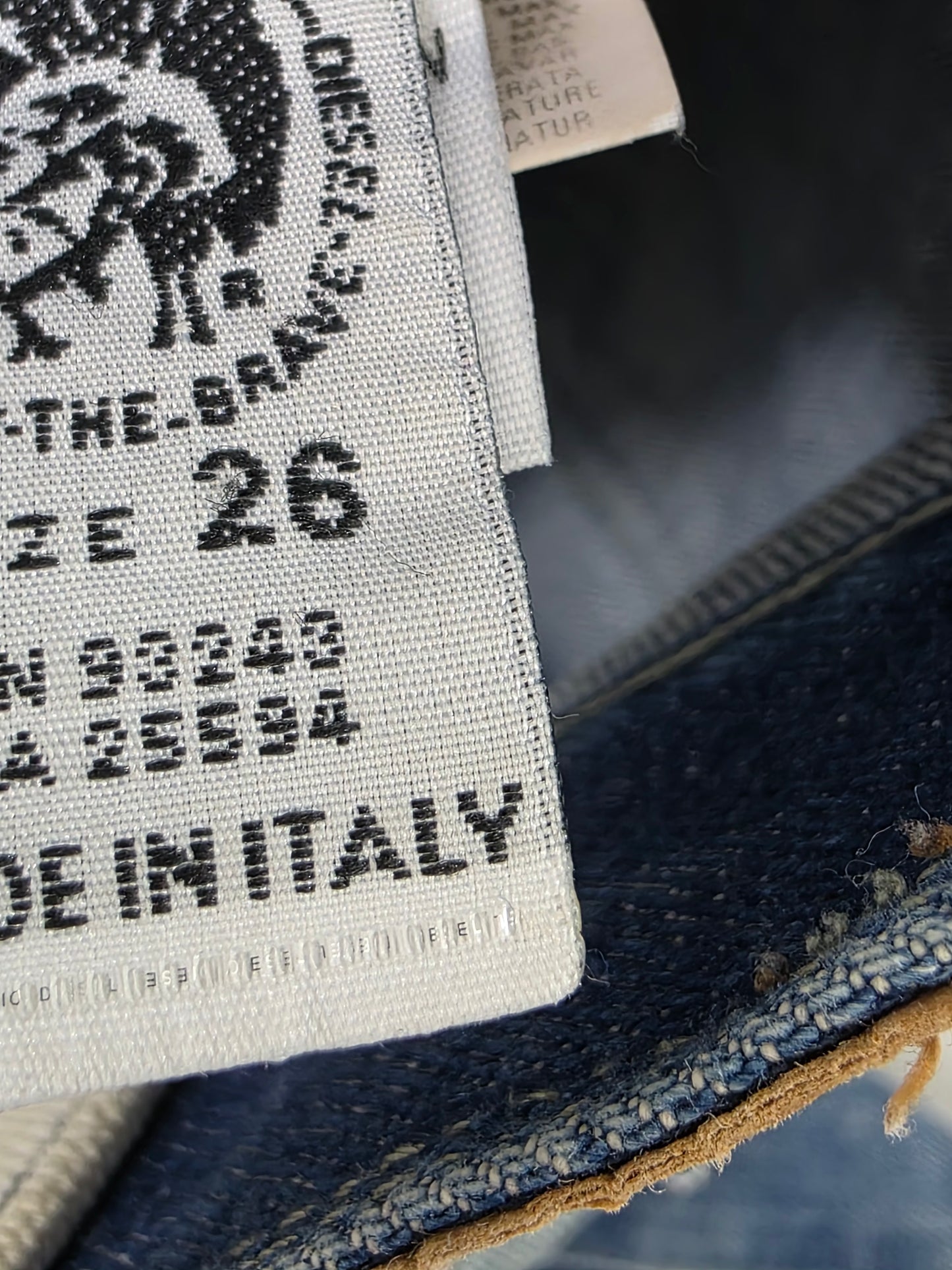Damskie Jeansy Diesel Fanker Bootcut Vintage Y2K W26 L32