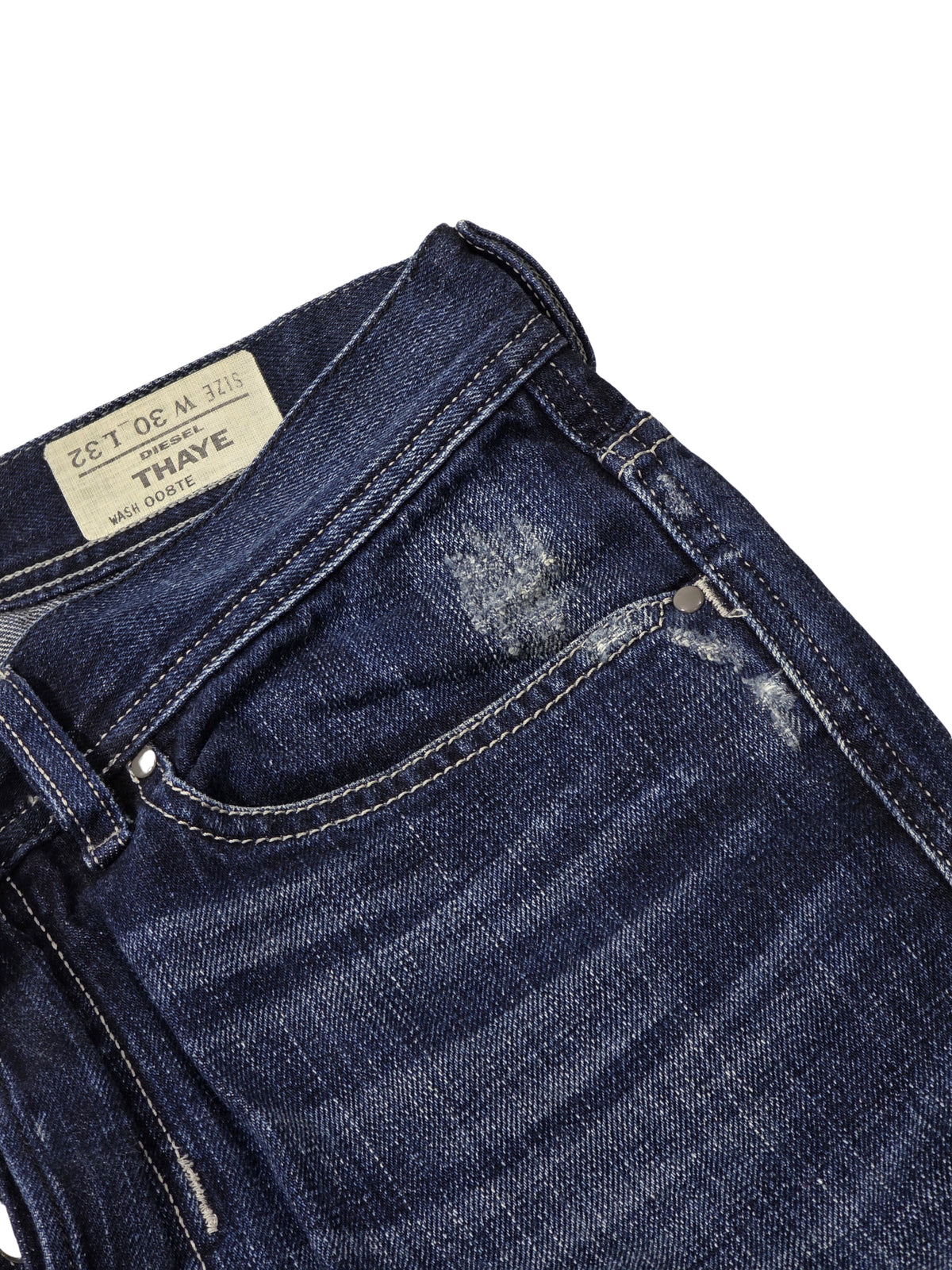 Męskie Jeansy Diesel Thaye Slim Tapered Vintage Blue W30 L32