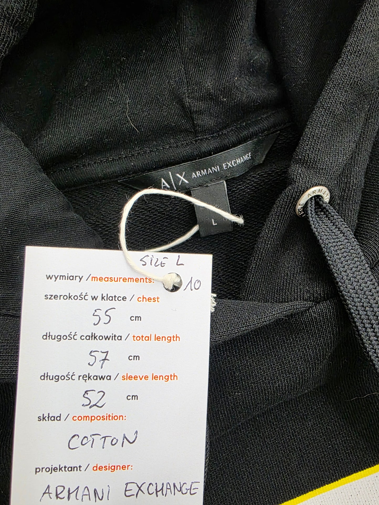 A|X Armani Exchange x National Geographic Bluza z Kapturem Czarna Koala | Rozm. L (Damska)