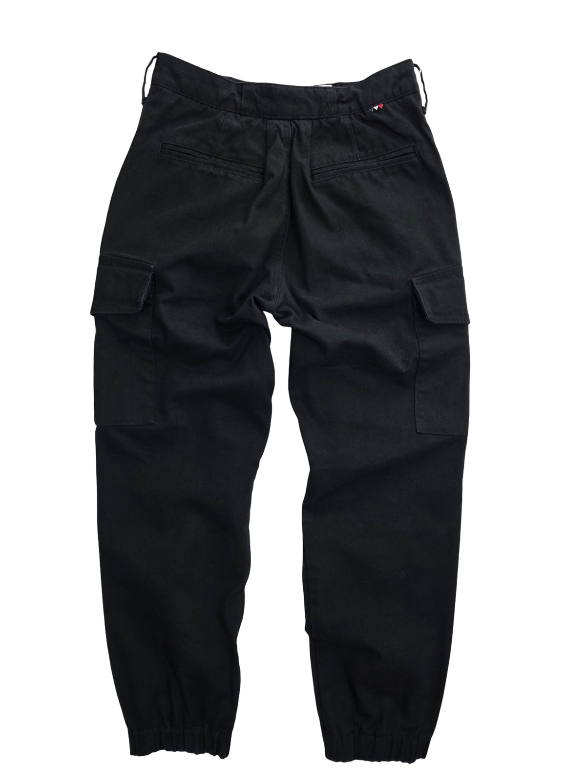 Damskie Spodnie Cargo Jogger Lacoste L!VE Czarne Bawełna Rozmiar W28 (36)