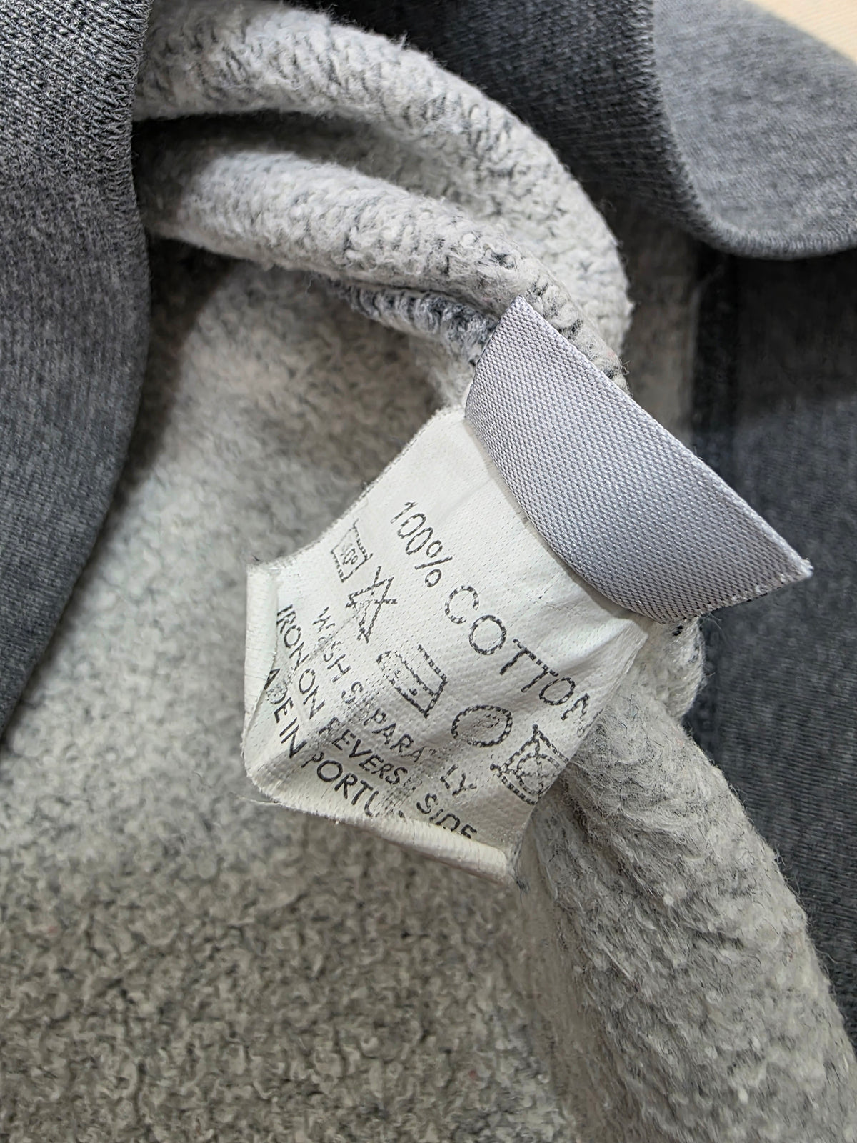 Hanson Åre Szara Bluza Męska Crewneck 100% Bawełna Made in Portugal Rozmiar XL