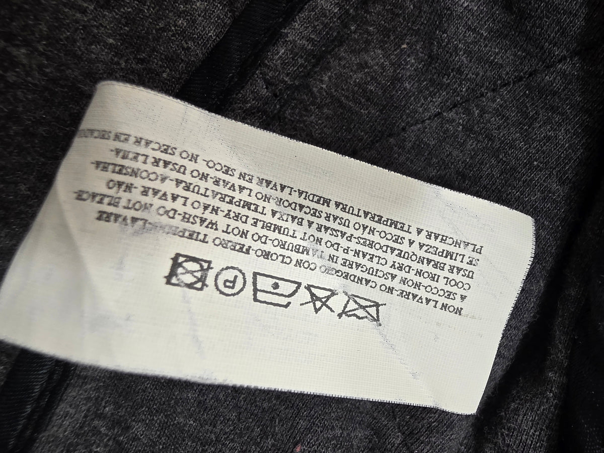 Armani Jeans Czarna Pikowana Kurtka Żakiet Wiskoza Made in Italy Rozmiar S