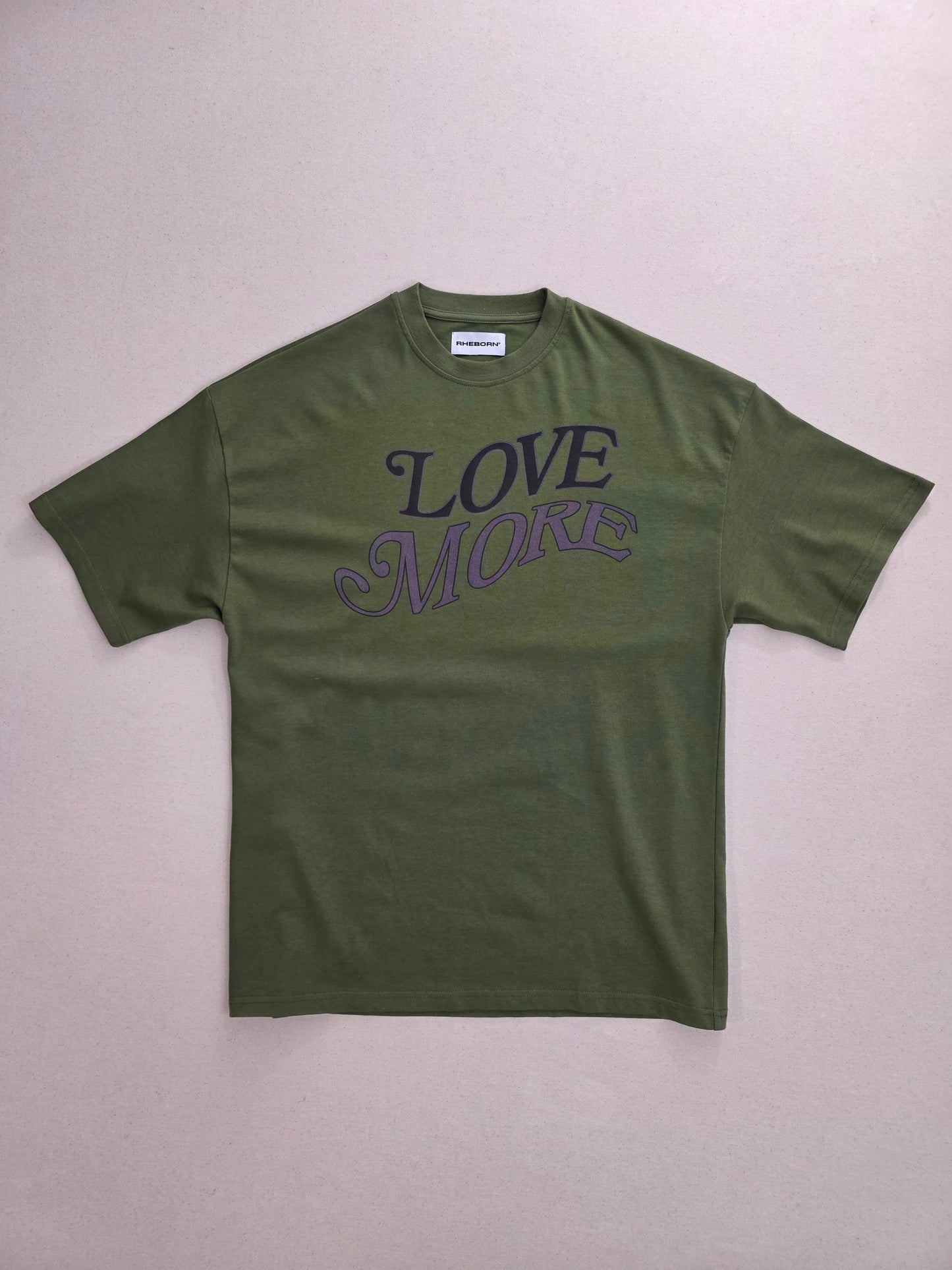 Rheborn T-shirt Green with Print | Made in Portugal | Size S