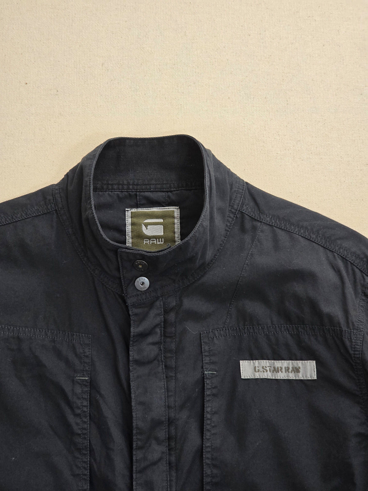 Koszula Męska G-Star Raw Cargo Line Czarna Bawełna Rozmiar M