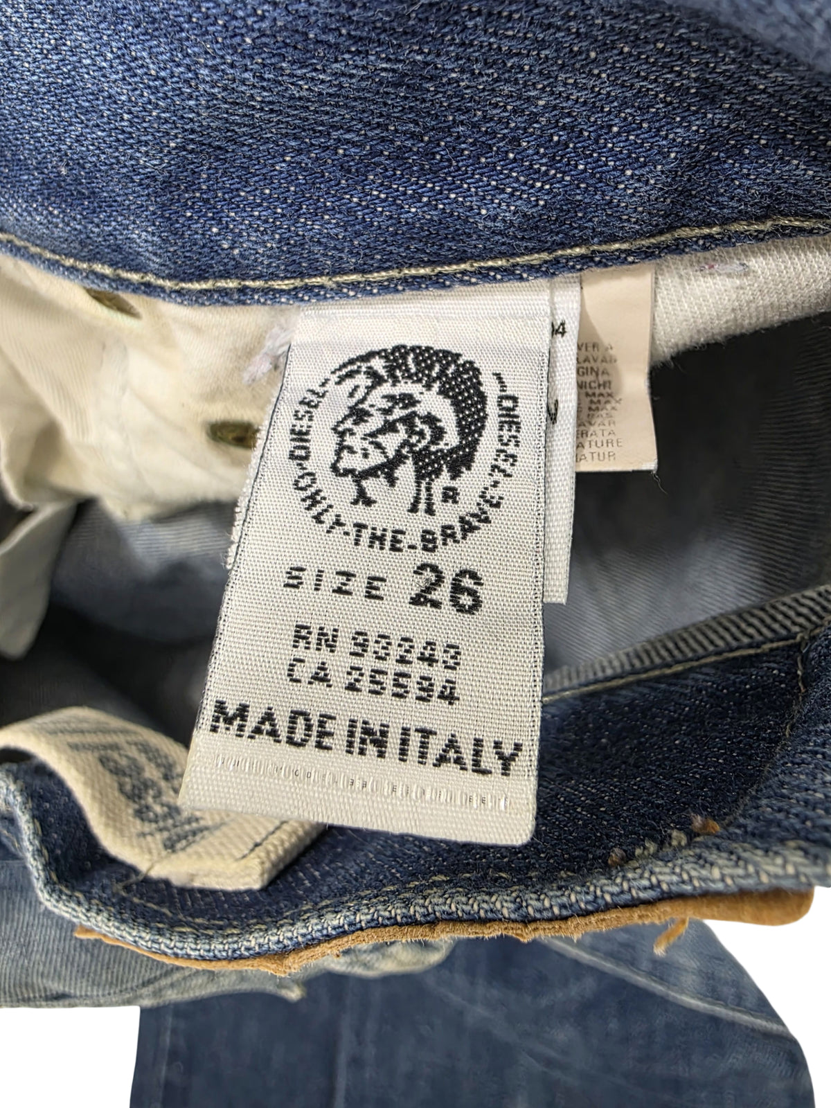 Damskie Jeansy Diesel Fanker Bootcut Vintage Y2K W26 L32