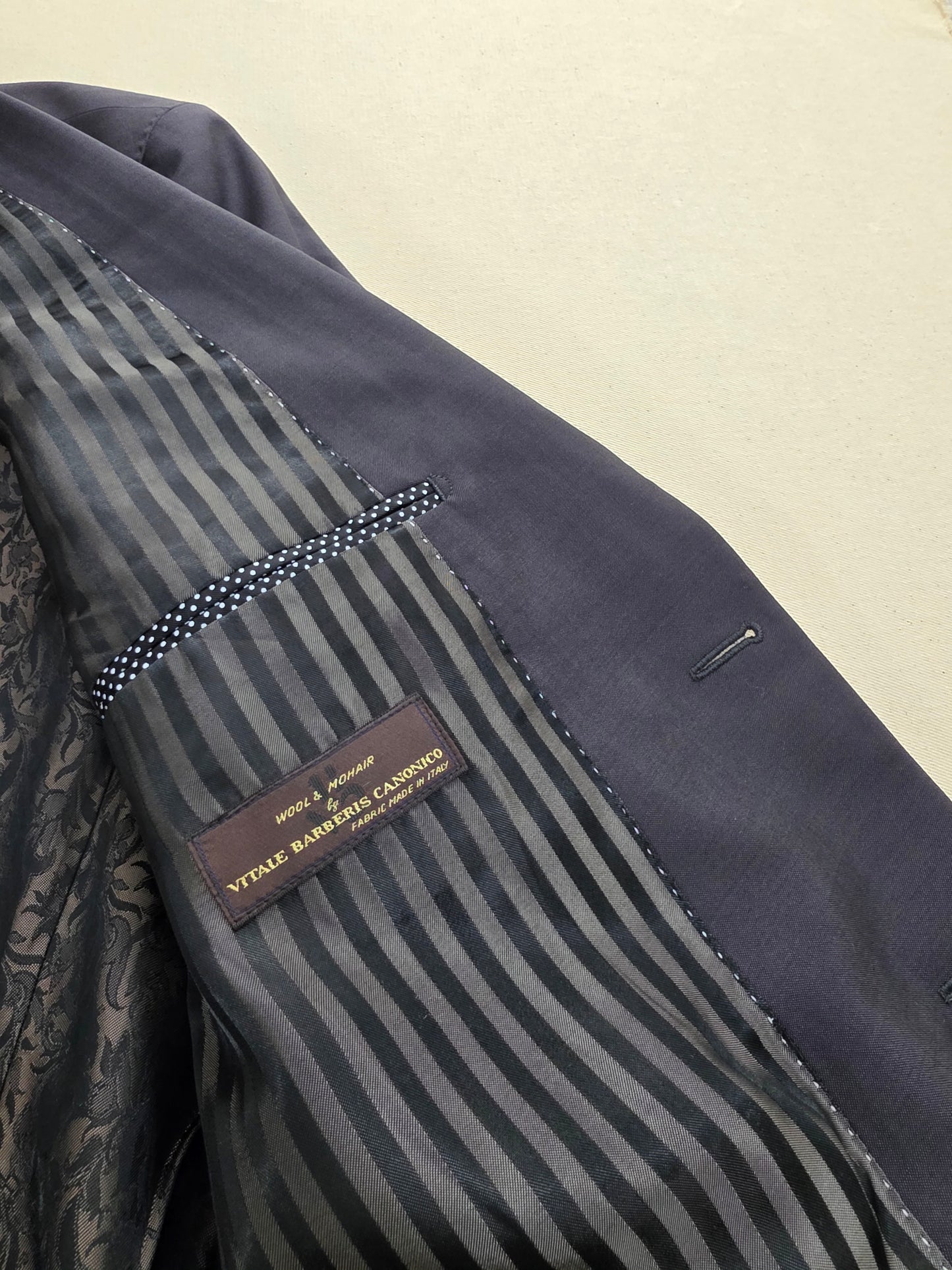 Sand Copenhagen klasyczna marynarka Vitale Barberis Canonico 84% wełna 16% moher rozm.54