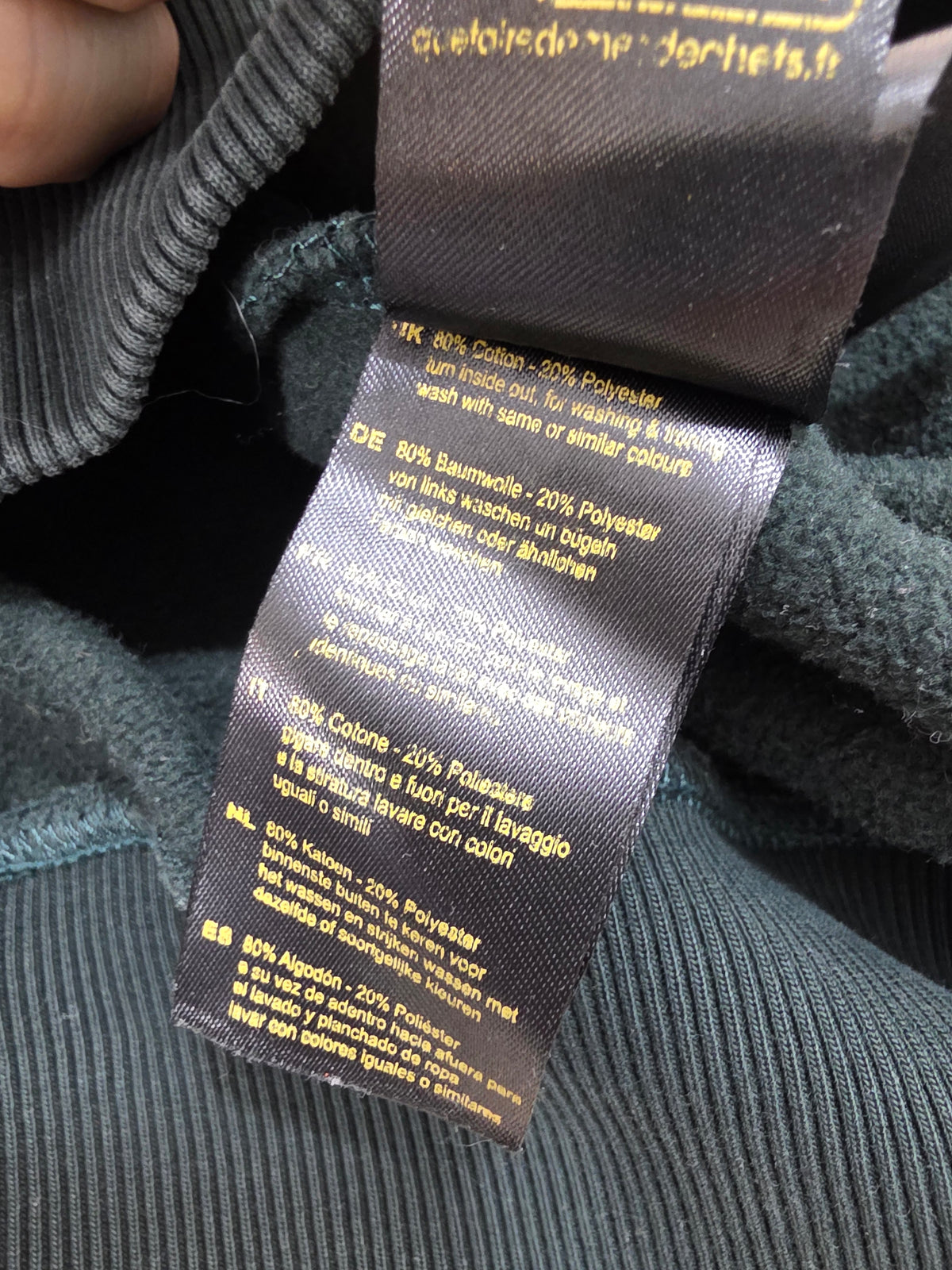 Alpha Industries Bluza z Kapturem Hoodie Pomarańczowe Akcenty Rozmiar L
